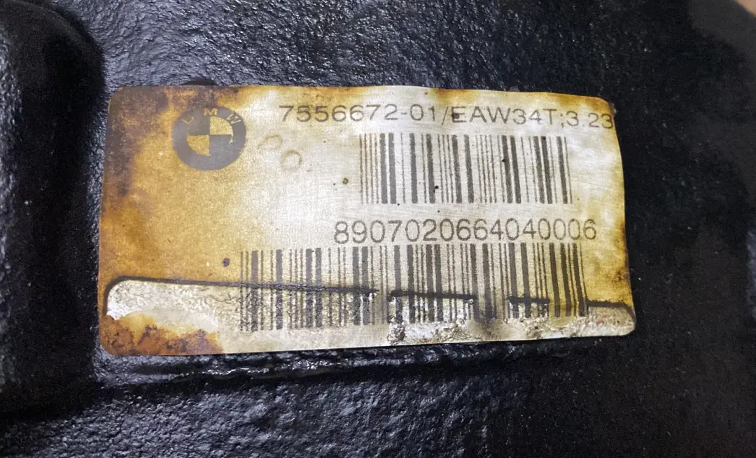 BMW E60 E61 Differenziale Posteriore Diff 3,23 7556672 GARANZIA - SKU 7560592 - Numero di parte 7560591
