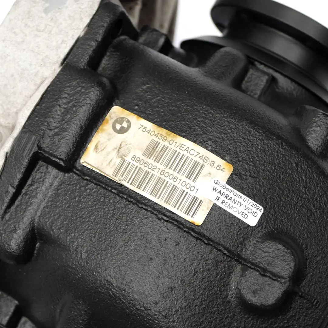 BMW E60 525i 530i N52 N52N N53 Différentiel arrière 3,64 WARRANTY - SKU 7560602 - Numéro de pièce 7560602