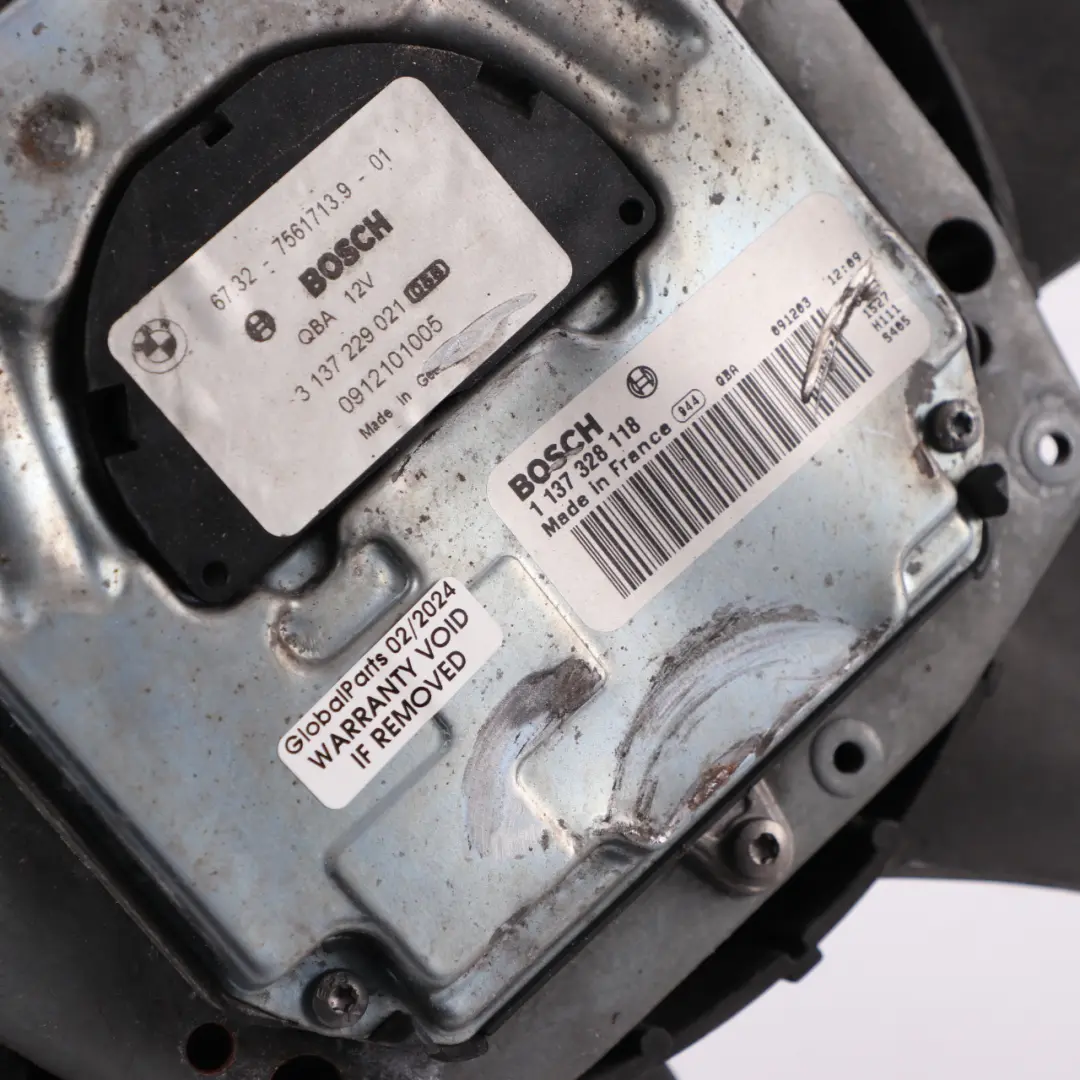 BMW E87 E90 118d 120d 320d Diesel Engine Radiator Cooling Fan Motor - SKU 7561713-4 - Part number 7561713
