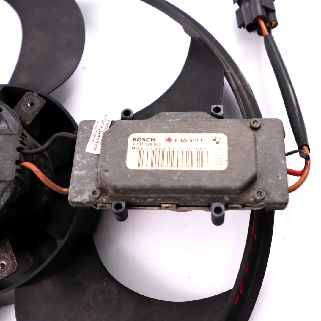 Cooling Coolant Radiator Pusher Fan Petrol 6922670 to BMW 3 E46 Engine with Part number 7561757 BMW 3 E46 Engine Cooling Coolant Radiator Pusher Fan Petrol 6922670 - SKU 7561757-1 - Part number 7561757