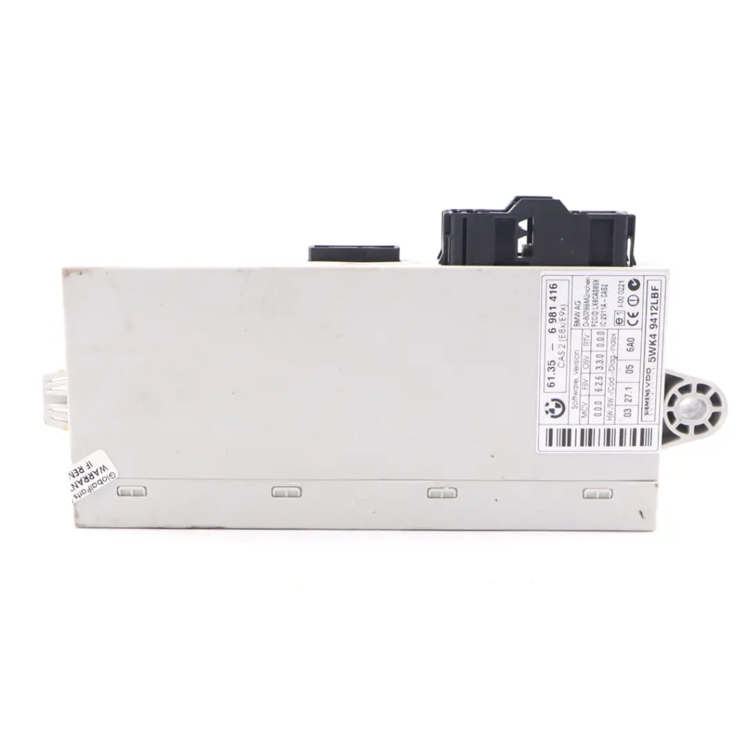 BMW E87 E90 N46 118i 318i 129HP ECU Modulo Motore KIT DME CAS2 Chiave - SKU 7561834-12 - Numero di parte 7561834