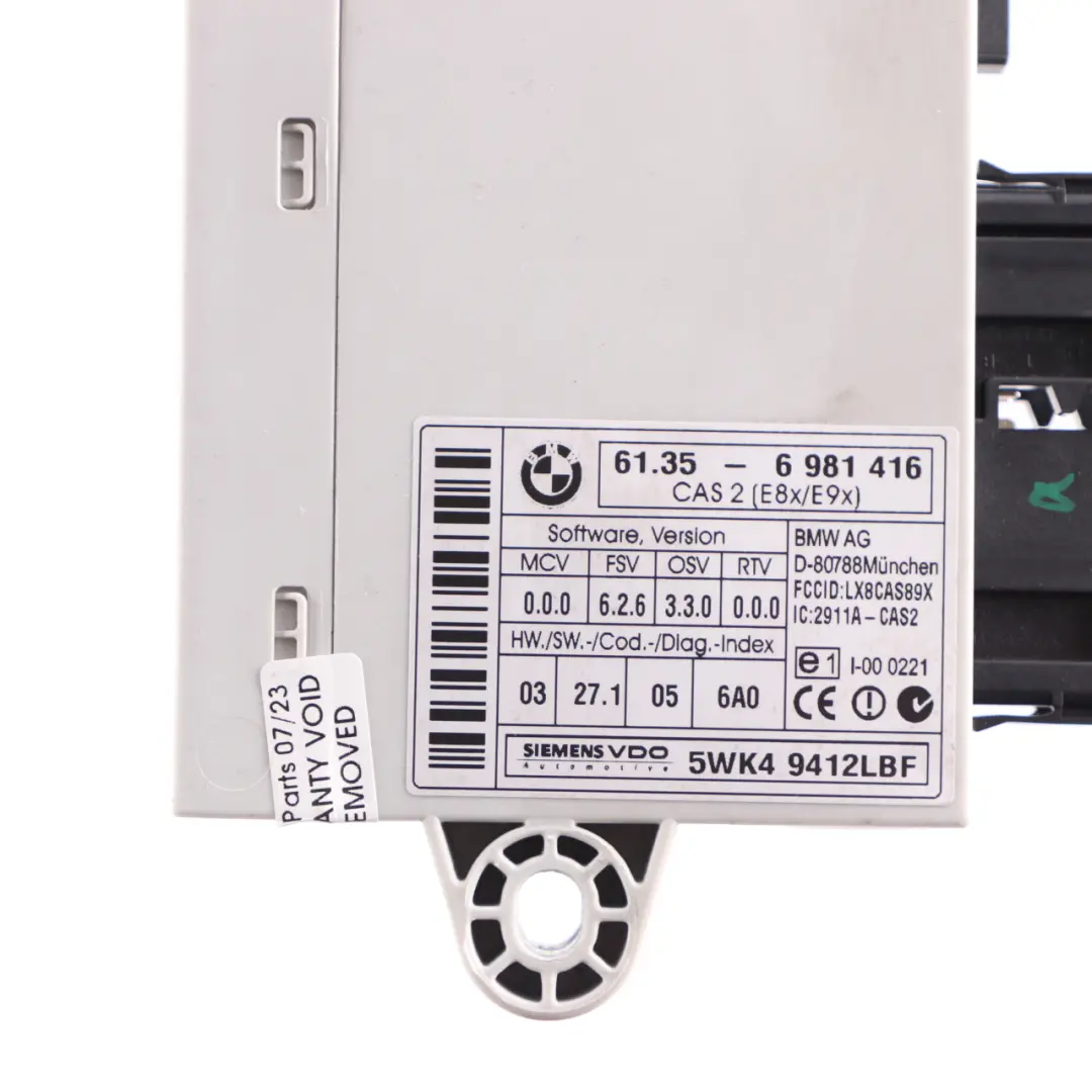 BMW E87 E90 E91 118i 318i N46 129HP ECU Unit KIT DME CAS2 Key Automatic - SKU 7561834-15 - Part number 7561834