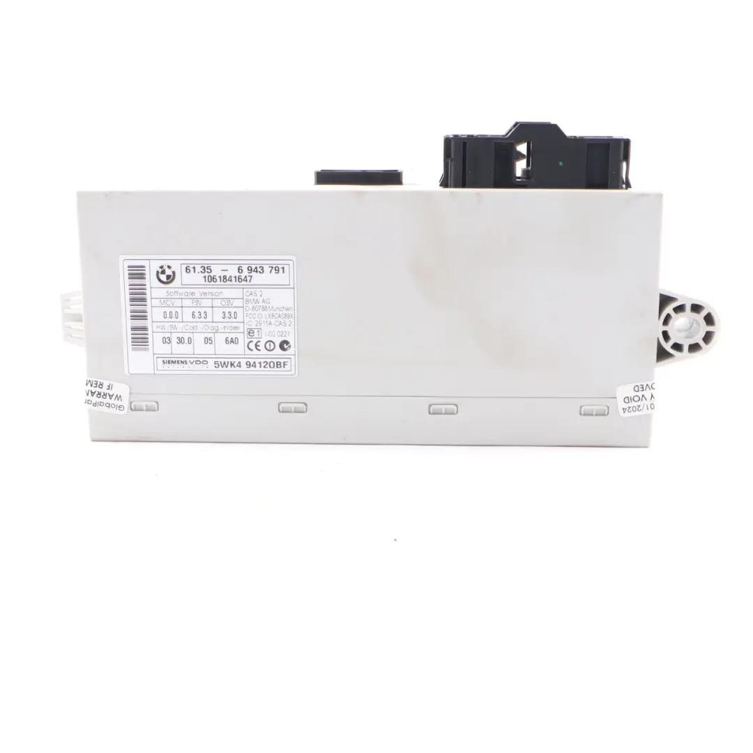BMW E87 E90 N46 118i 318i 129HP ECU KIT DME CAS2 chiave automatica - SKU 7561834-19 - Numero di parte 7561834
