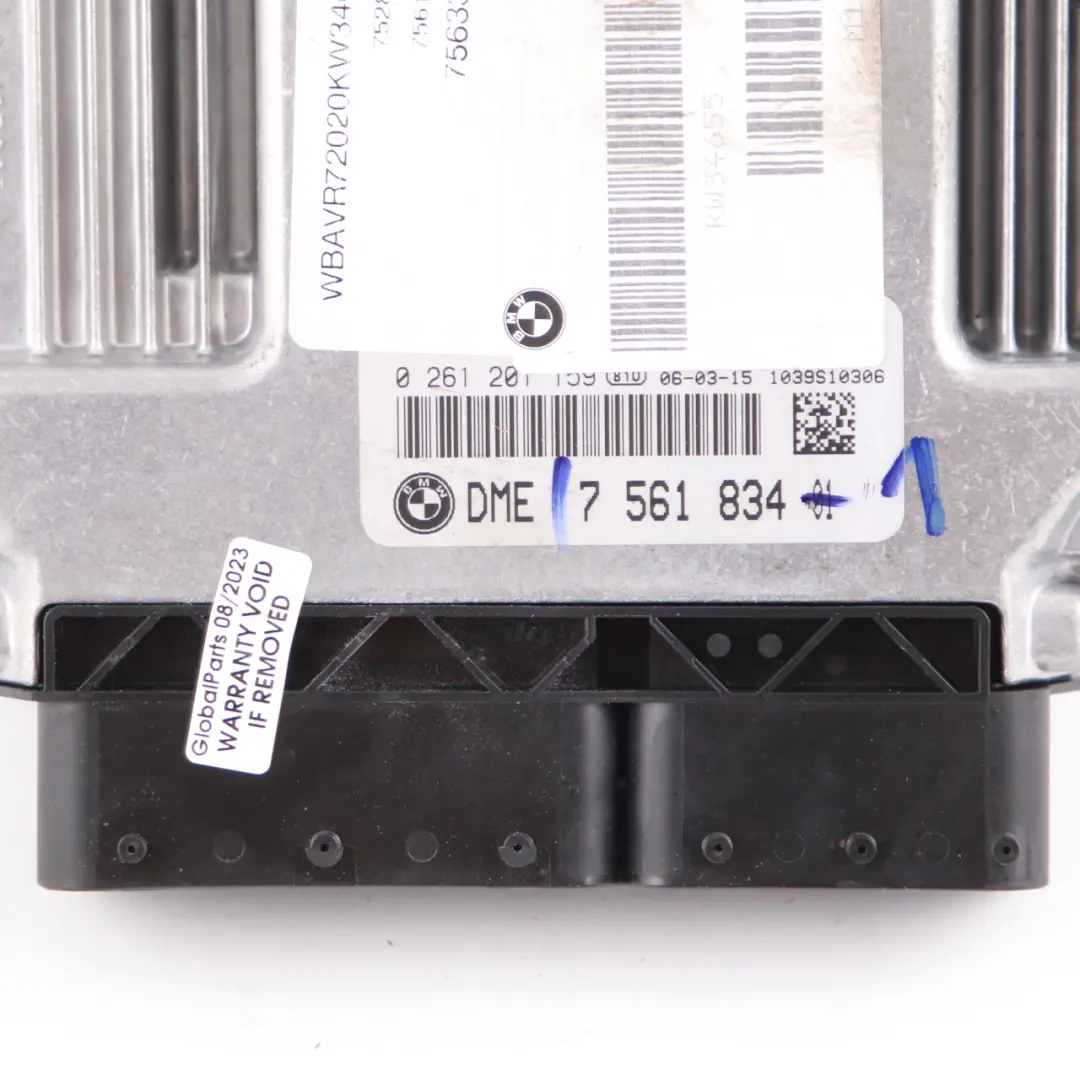 N46 120i 320i 150HP Engine ECU KIT DME CAS2 Key Manual BMW E90 E91 - SKU 7561834-1 - Part number 7561834