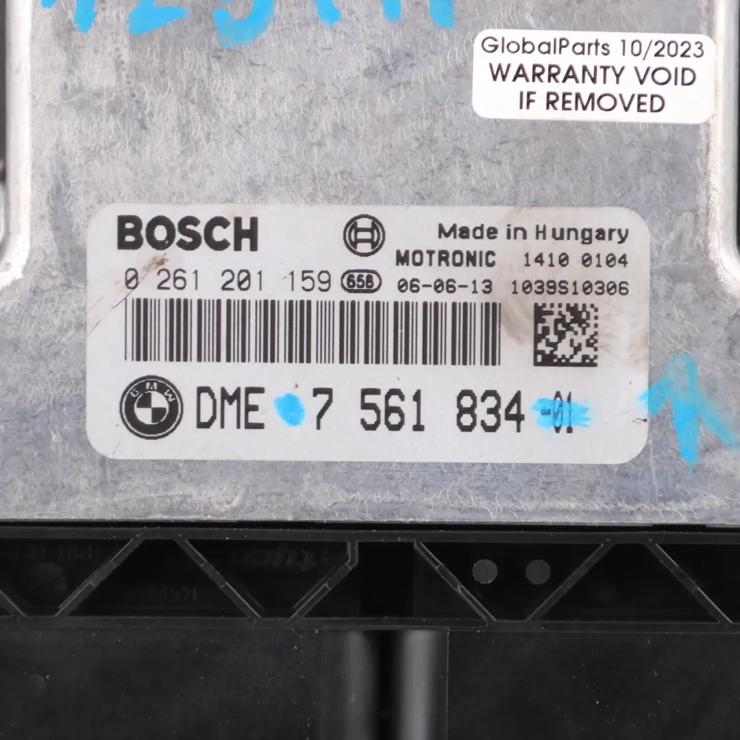BMW E87 E90 118i 318i N46 129HP Engine ECU KIT DME CAS2 + Key Manual - SKU 7561834-2 - Part number 7561834