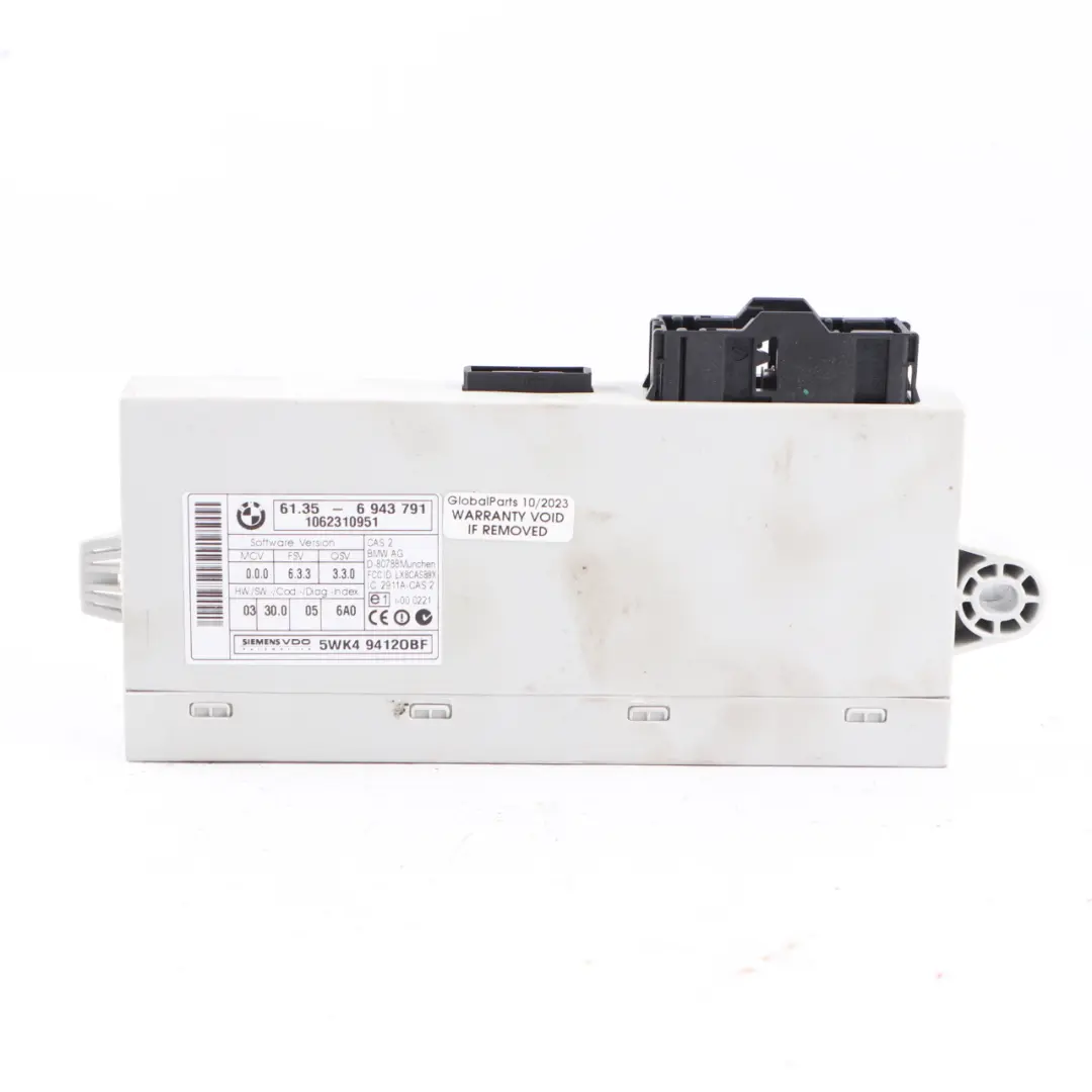 BMW E87 E90 118i 318i N46 129HP Engine ECU KIT DME CAS2 + Key Manual - SKU 7561834-2 - Part number 7561834