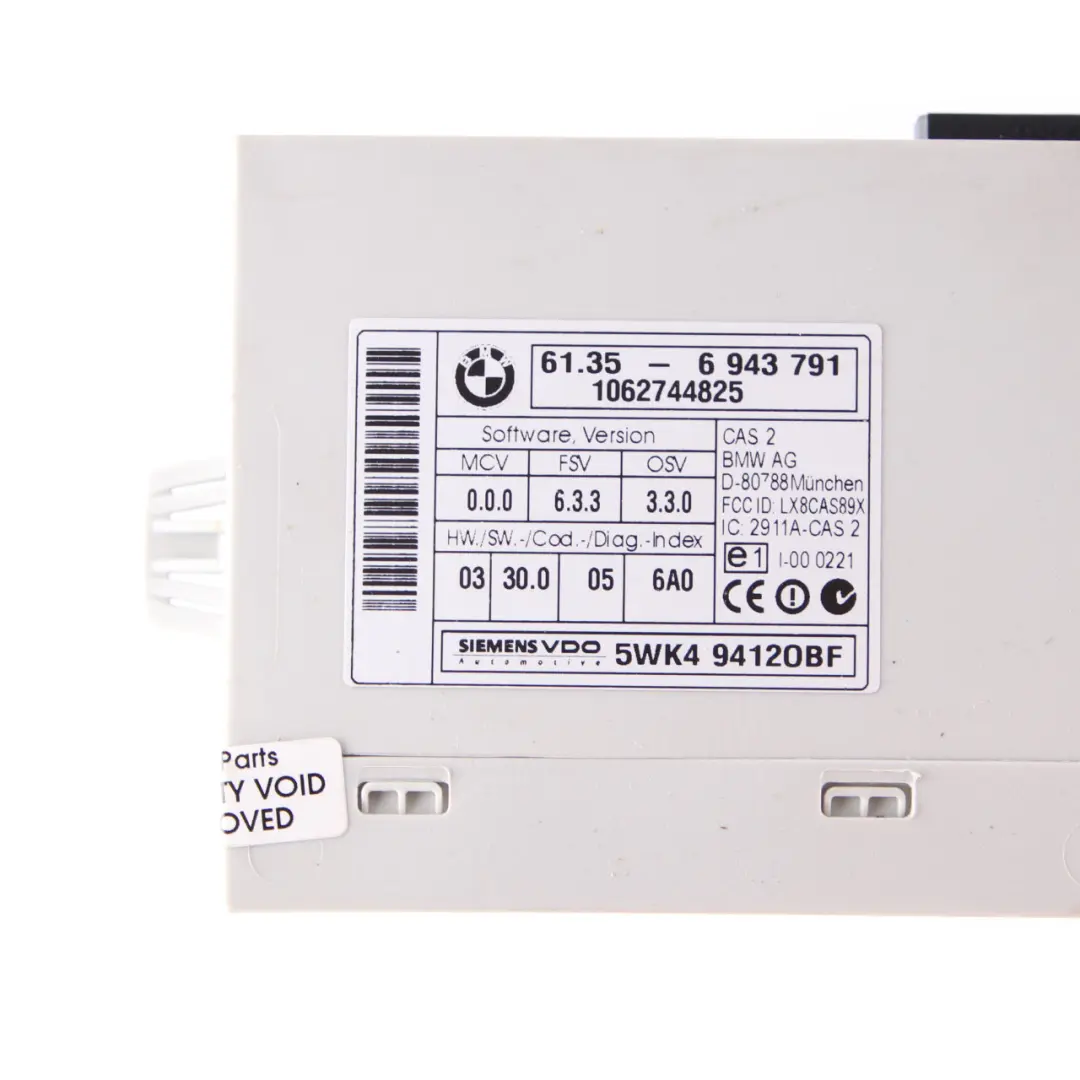 BMW 1 3 E87 E90 118i 318i N46 Motor Steuergerät DME + CAS2 Schlüssel - SKU 7561834-5 - Teilenummer 7561834