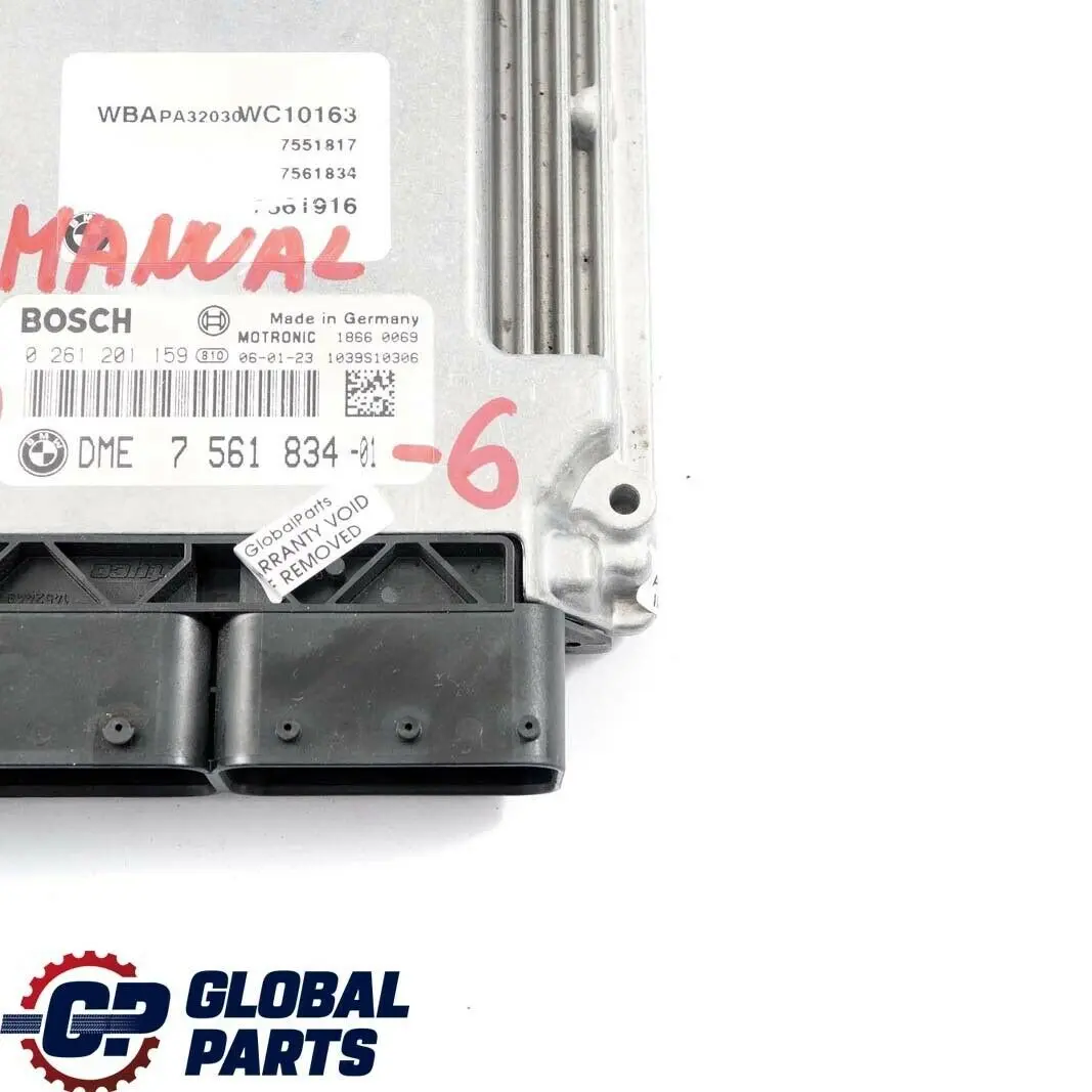 N46 150HP Moteur ECU DME Manuel pour BMW X3 E83 2.0i à propos du numéro de pièce 7561834 BMW X3 E83 2.0i N46 150HP Moteur ECU DME Manuel - SKU 7561834-6 - Numéro de pièce 7561834