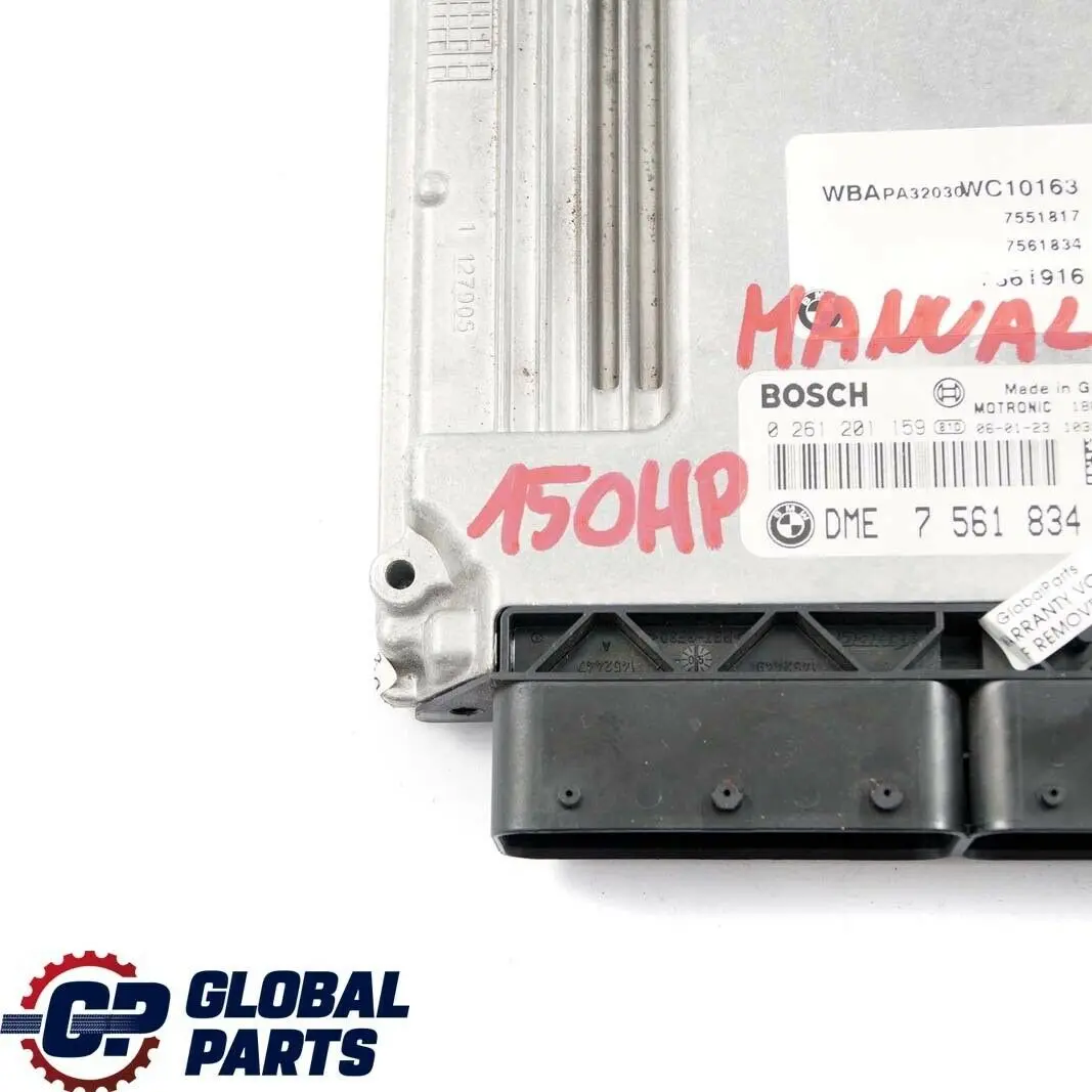 N46 150HP Motor ECU DME Manual para BMW X3 E83 2.0i con número de pieza 7561834 BMW X3 E83 2.0i N46 150HP Motor ECU DME Manual - SKU 7561834-6 - Número de pieza 7561834
