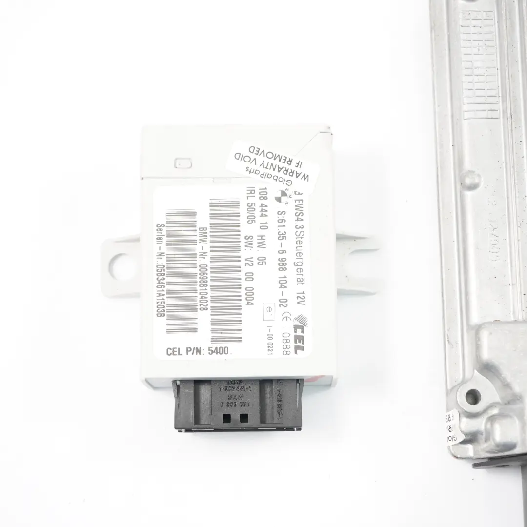 BMW X3 E83 2.0i N46 ECU Engine Control Unit KIT DME EWS Keys Manual - SKU 7561834-8 - Part number 7561834