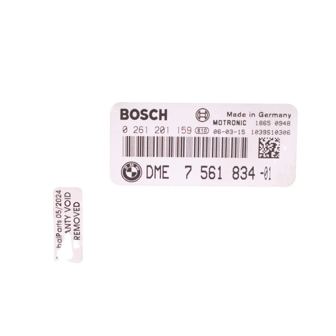 BMW E87 E90 E91 N46 120i 320i Engine DME ECU KIT CAS2 + 2 Keys Manual - SKU 7561834-9 - Part number 7561834