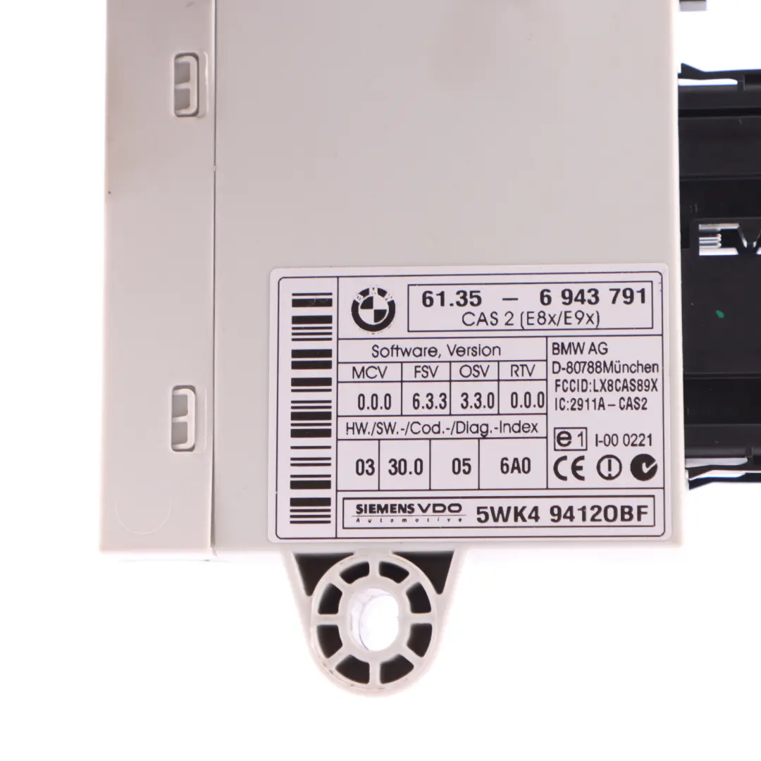 BMW E87 E90 E91 N46 120i 320i Engine DME ECU KIT CAS2 + 2 Keys Manual - SKU 7561834-9 - Part number 7561834