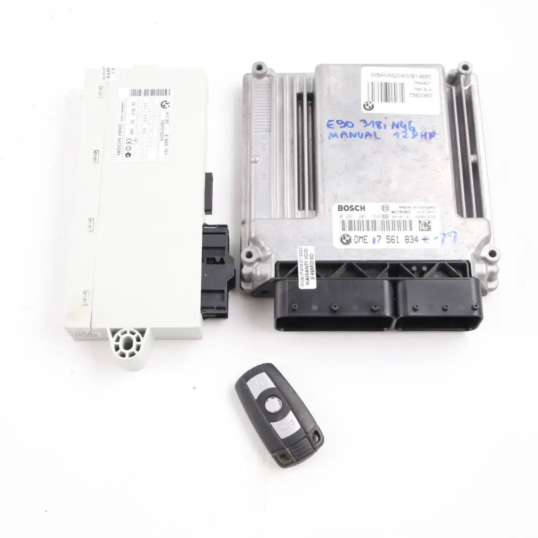 N46 150HP Modulo Controllo Motore DME Manuale per BMW E87 E90 120i 320i con numero di parte 7561834 BMW E87 E90 120i 320i N46 150HP Modulo Controllo Motore DME Manuale - SKU 7561834 - Numero di parte 7561834