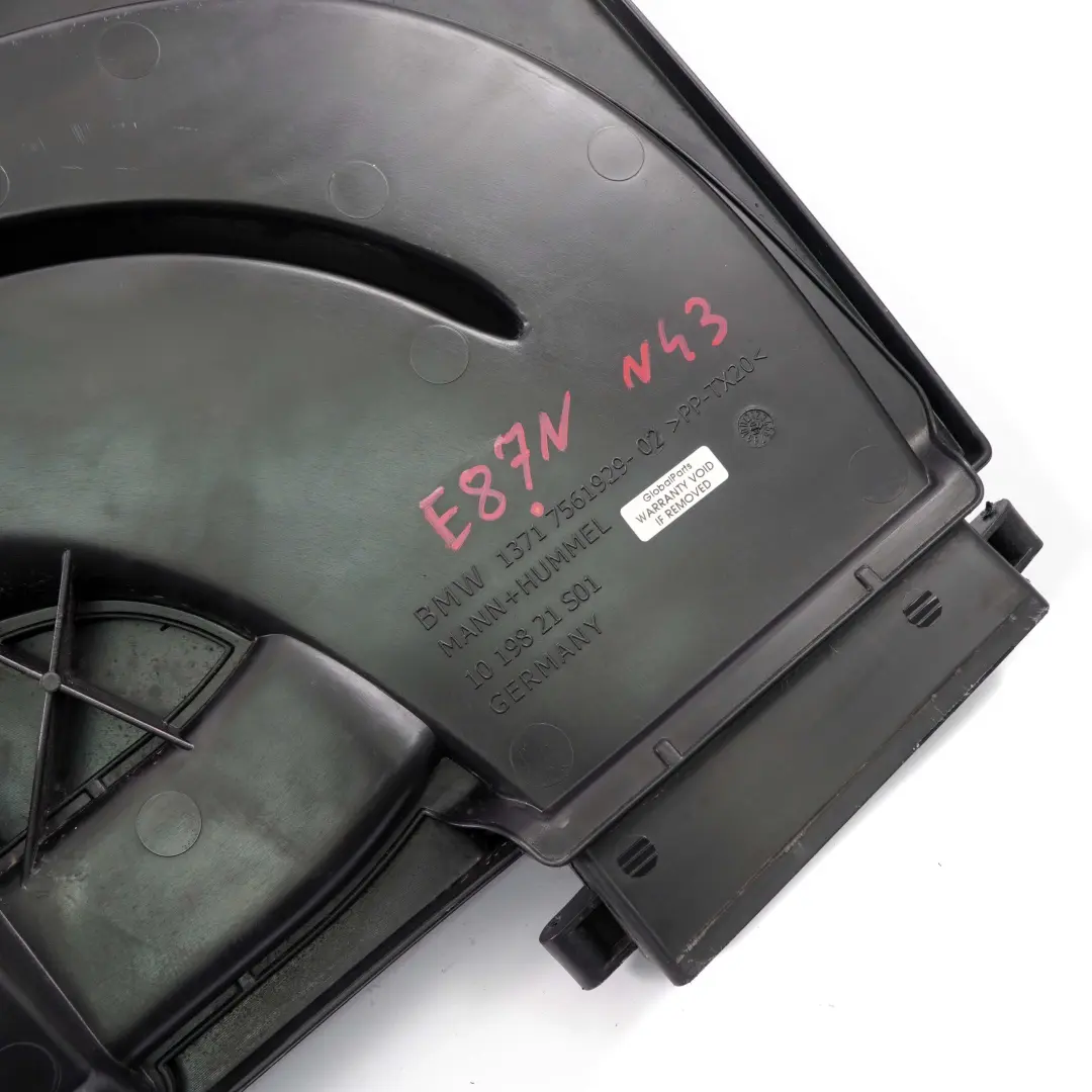 BMW E81 E87 LCI 120i N43 Feräuschdämpfer Ansaughaube Luftkanal - SKU 7561929 - Teilenummer 7561929