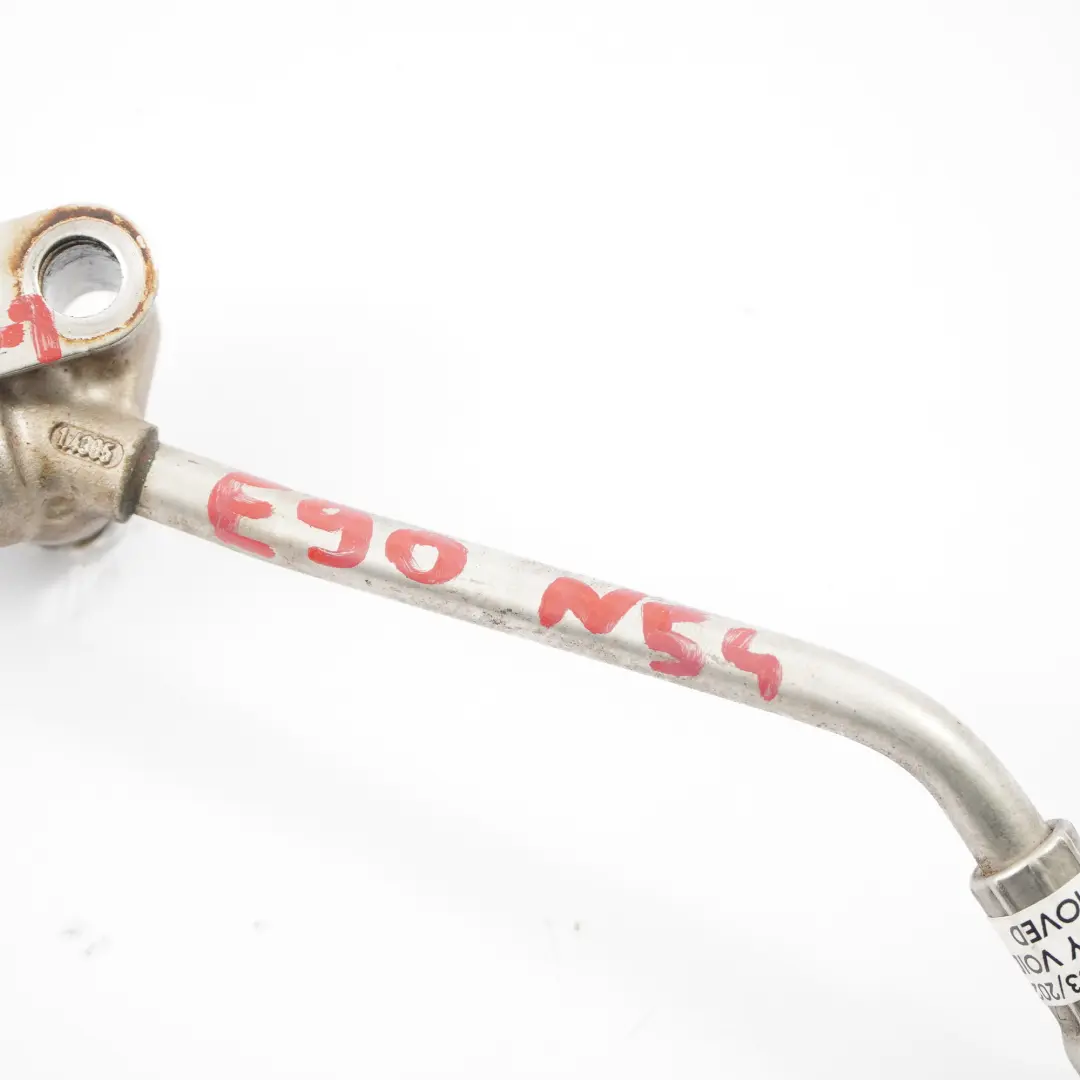 BMW 1 3 E82 E90 E92 N54 135i 335i Turbocharger Oil Inlet Pipe Line 1-3 - SKU 7562797-1 - Part number 7562797