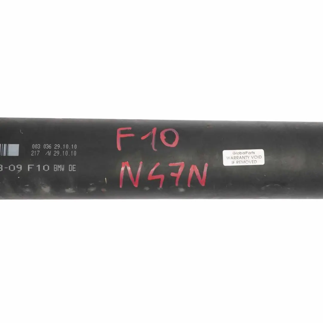 BMW F10 F11 518d 520d N47N Drive Prop Shaft Propshaft Manual Gearbox - SKU 7563168 - Part number 7563168