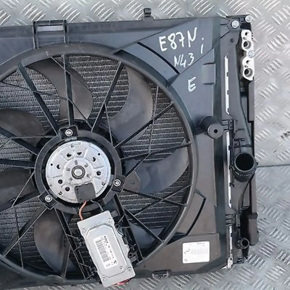 BMW E81 E87 E90 E91 Petrol N43 Complete Set Radiator Fan Automatic - SKU 7563259-1 - Part number 17427563259