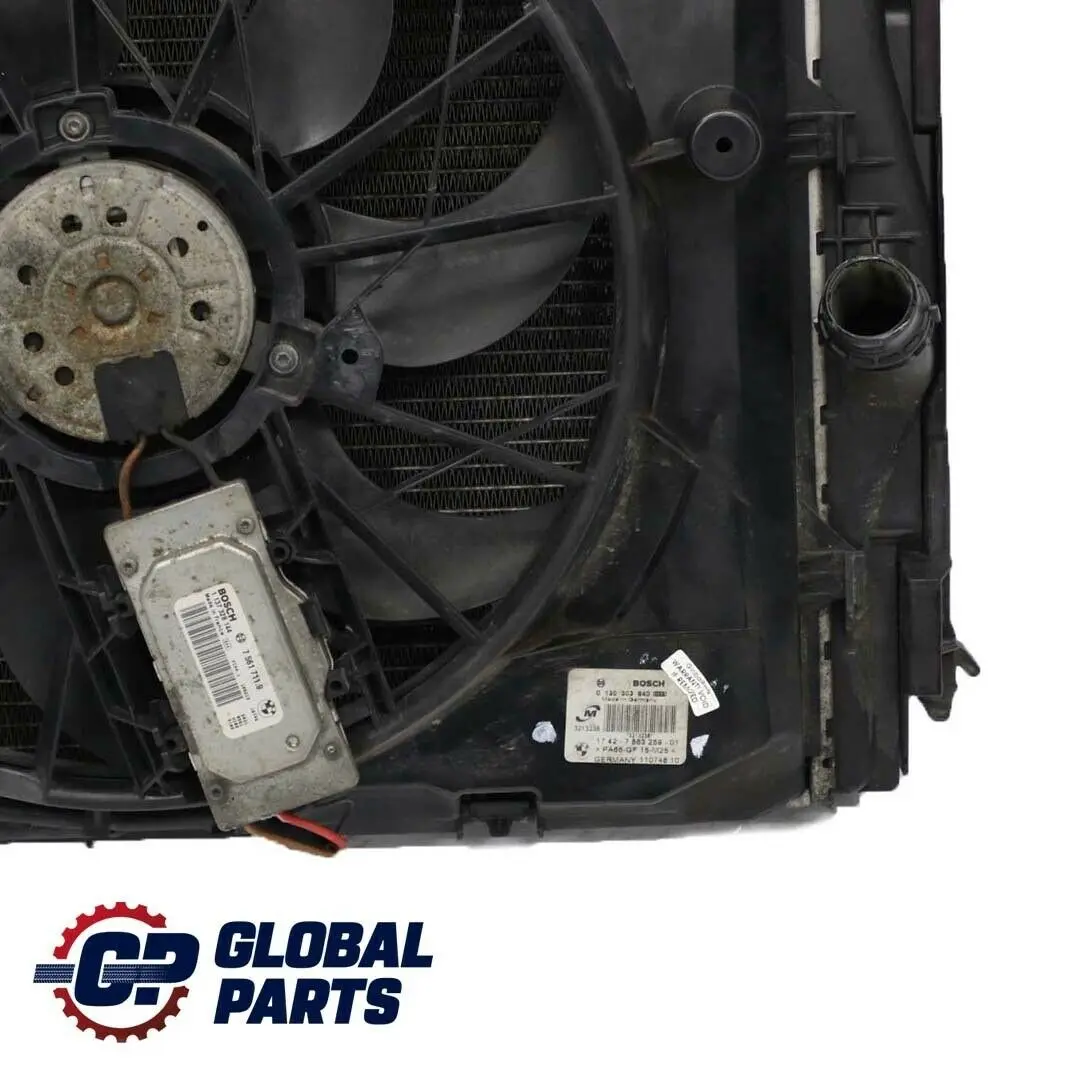 BMW E81 E87 E90 92 Juego Completo Carcasa Ventilador Radiador Con Ventilador 2 - SKU 7563259-2 - Número de pieza 17427563259