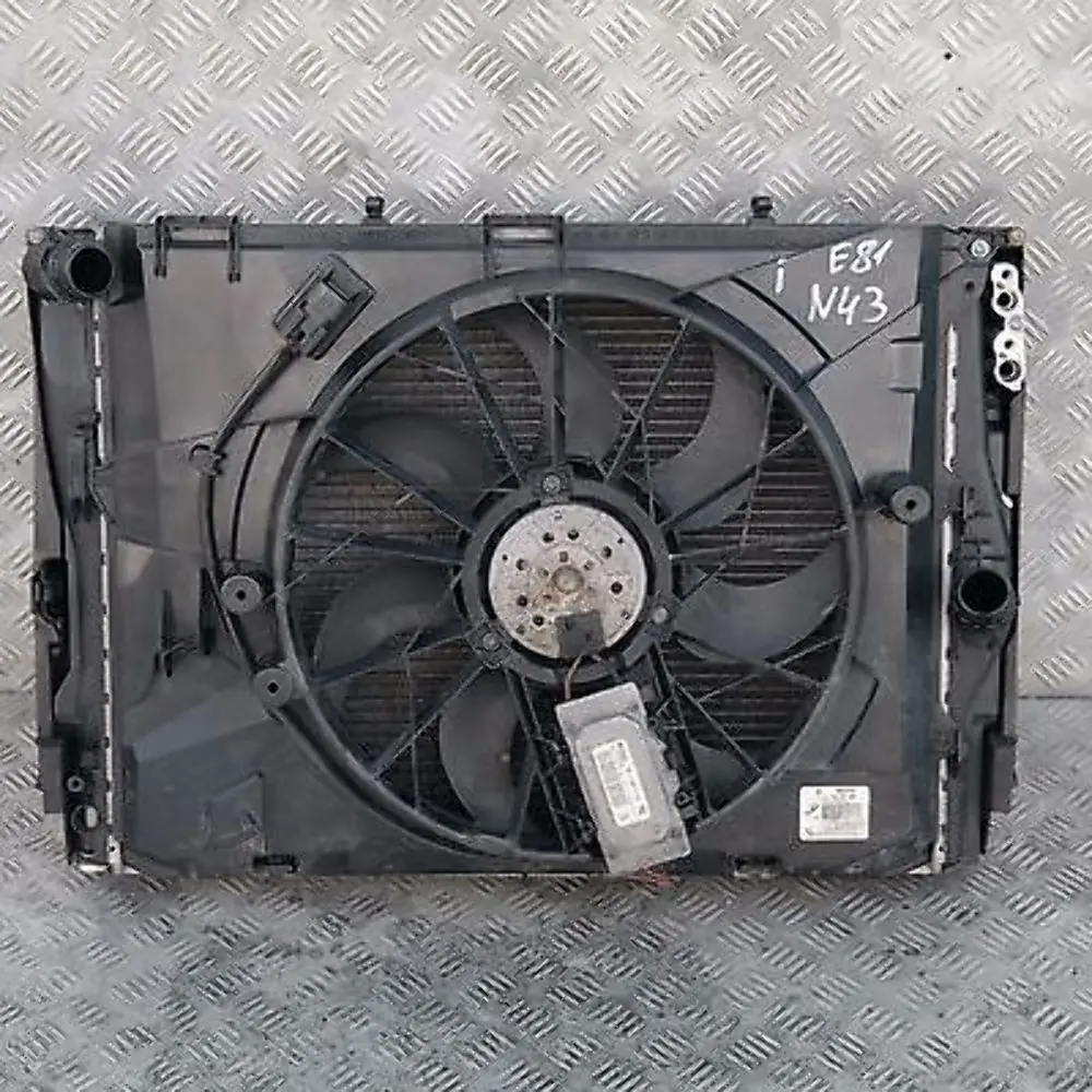 BMW 1 3 Series E81 E87 E90 E91 N43 Complete Set Radiator Fan Housing With Fan