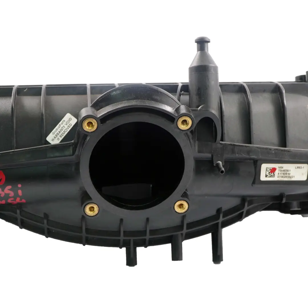 35iX 335i N54 Múltiple Admisión Entrada Aire Gasolina para BMW 3 X6 E71 E90 E91 E92 con número de pieza 7564679 BMW 3 X6 E71 E90 E91 E92 35iX 335i N54 Múltiple Admisión Entrada Aire Gasolina - SKU 7564679 - Número de pieza 7564679