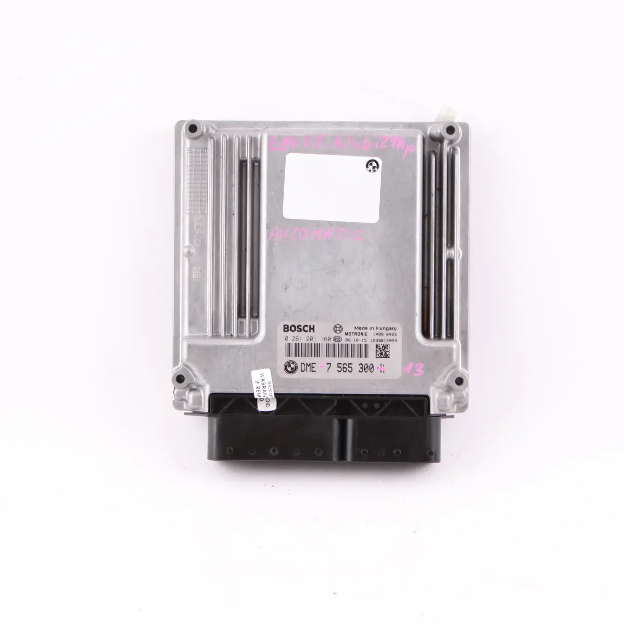 BMW E87 E90 118i 318i N46 129HP ECU Unidad Control Módulo DME 7565300 Automático