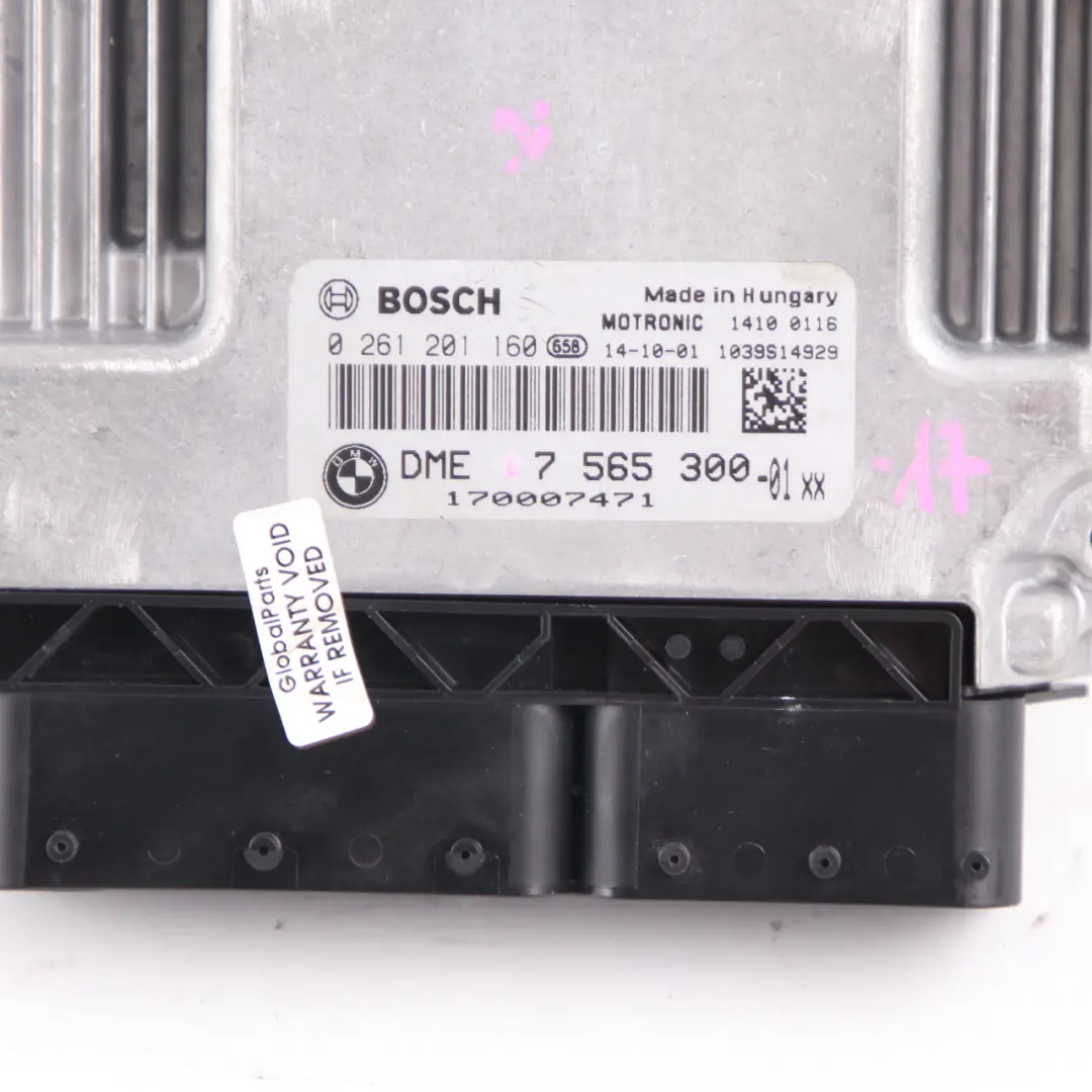 N46 129HP ECU Kit DME CAS3 Schlüssel Automatik für BMW E87 E90 E91 118i 318i mit Teilenummer 7565300 BMW E87 E90 E91 118i 318i N46 129HP ECU Kit DME CAS3 Schlüssel Automatik - SKU 7565300-17 - Teilenummer 7565300