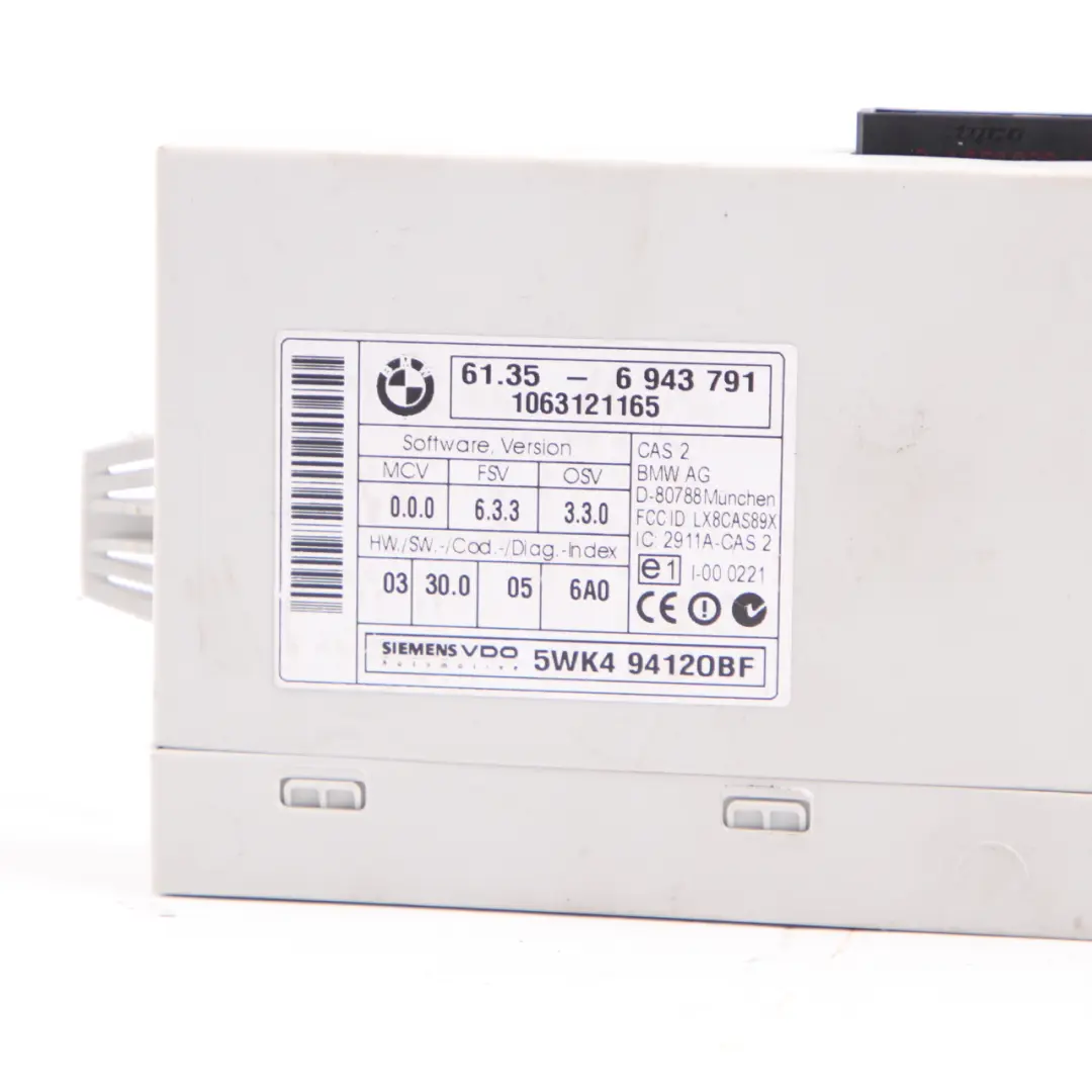 N46 129HP ECU Kit DME CAS3 Schlüssel Automatik für BMW E87 E90 E91 118i 318i mit Teilenummer 7565300 BMW E87 E90 E91 118i 318i N46 129HP ECU Kit DME CAS3 Schlüssel Automatik - SKU 7565300-17 - Teilenummer 7565300