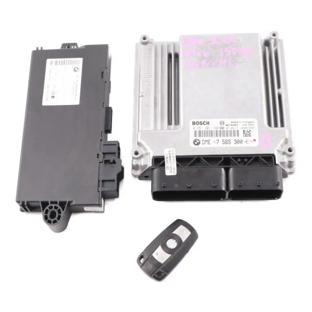 N46 150HP Engine ECU Kit DME CAS3 Key Manual to BMW E87 E90 E91 120i 320i with Part number 7565300 BMW E87 E90 E91 120i 320i N46 150HP Engine ECU Kit DME CAS3 Key Manual - SKU 7565300-19 - Part number 7565300