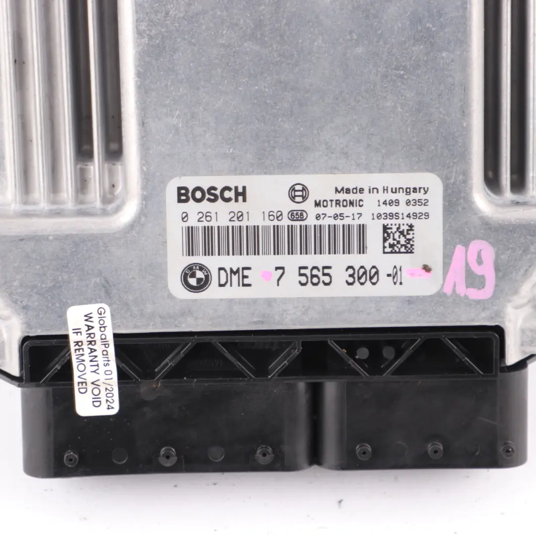 N46 150HP Engine ECU Kit DME CAS3 Key Manual to BMW E87 E90 E91 120i 320i with Part number 7565300 BMW E87 E90 E91 120i 320i N46 150HP Engine ECU Kit DME CAS3 Key Manual - SKU 7565300-19 - Part number 7565300