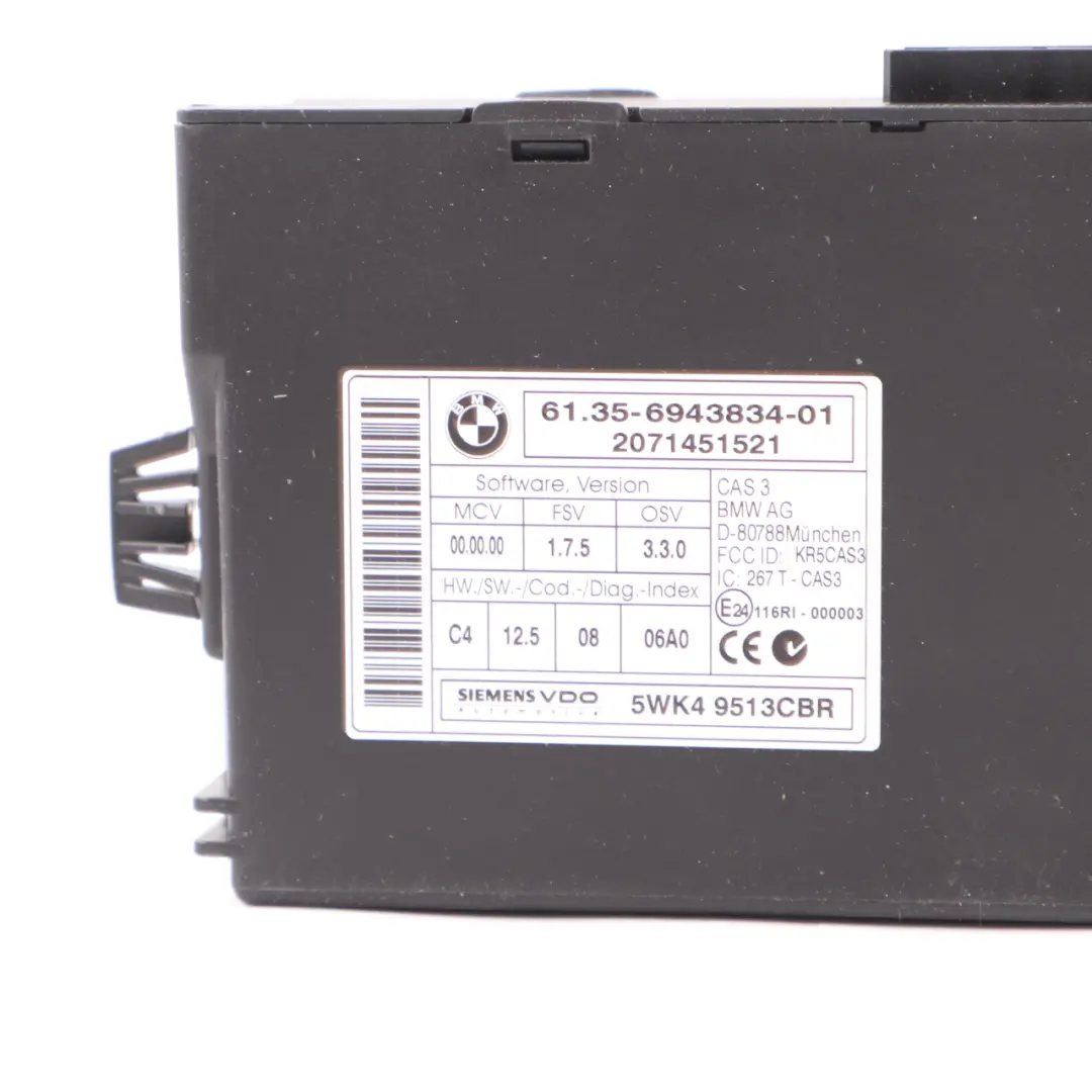 N46 150HP Engine ECU Kit DME CAS3 Key Manual to BMW E87 E90 E91 120i 320i with Part number 7565300 BMW E87 E90 E91 120i 320i N46 150HP Engine ECU Kit DME CAS3 Key Manual - SKU 7565300-19 - Part number 7565300