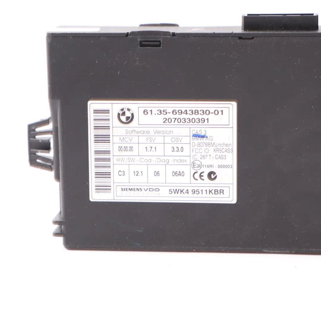 N46 129HP ECU Kit DME CAS3 Schlüssel Automatik für BMW E87 E90 E91 118i 318i mit Teilenummer 7565300 BMW E87 E90 E91 118i 318i N46 129HP ECU Kit DME CAS3 Schlüssel Automatik - SKU 7565300-1 - Teilenummer 7565300