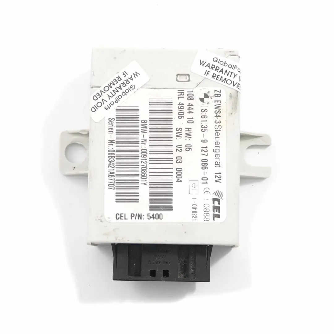 BMW Z4 E85 2.0i N46 150HP ECU Control Unit Module Kit DME EWS Key Manual - SKU 7565300-2 - Part number 7565300