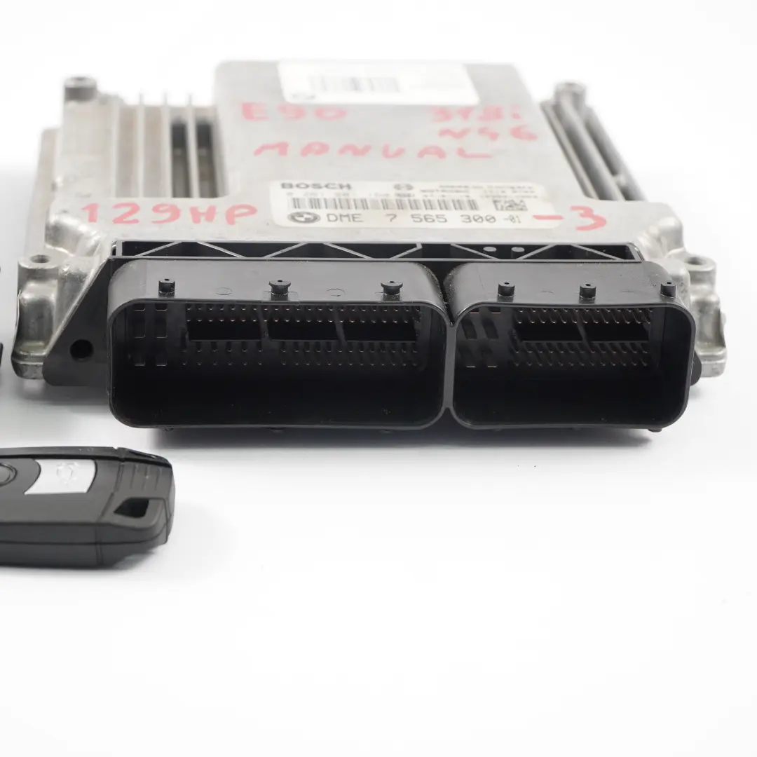 BMW E87 E90 E91 118i 318i N46 ECU Kit DME CAS3 + Key Manual - SKU 7565300-3 - Part number 7565300