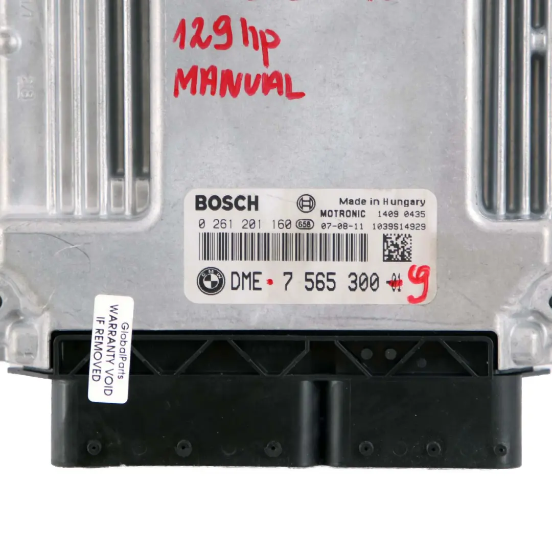 BMW E87 E90 E91 118i 318i Petrol N46 ECU Kit Control Unit DME CAS3 Keys - SKU 7565300-9 - Part number 7565300