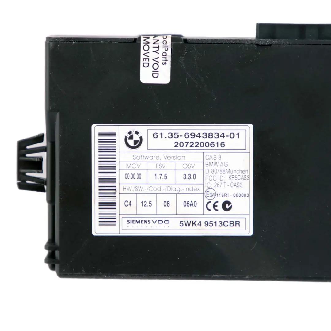 BMW E87 E90 E91 118i 318i Petrol N46 ECU Kit Control Unit DME CAS3 Keys - SKU 7565300-9 - Part number 7565300