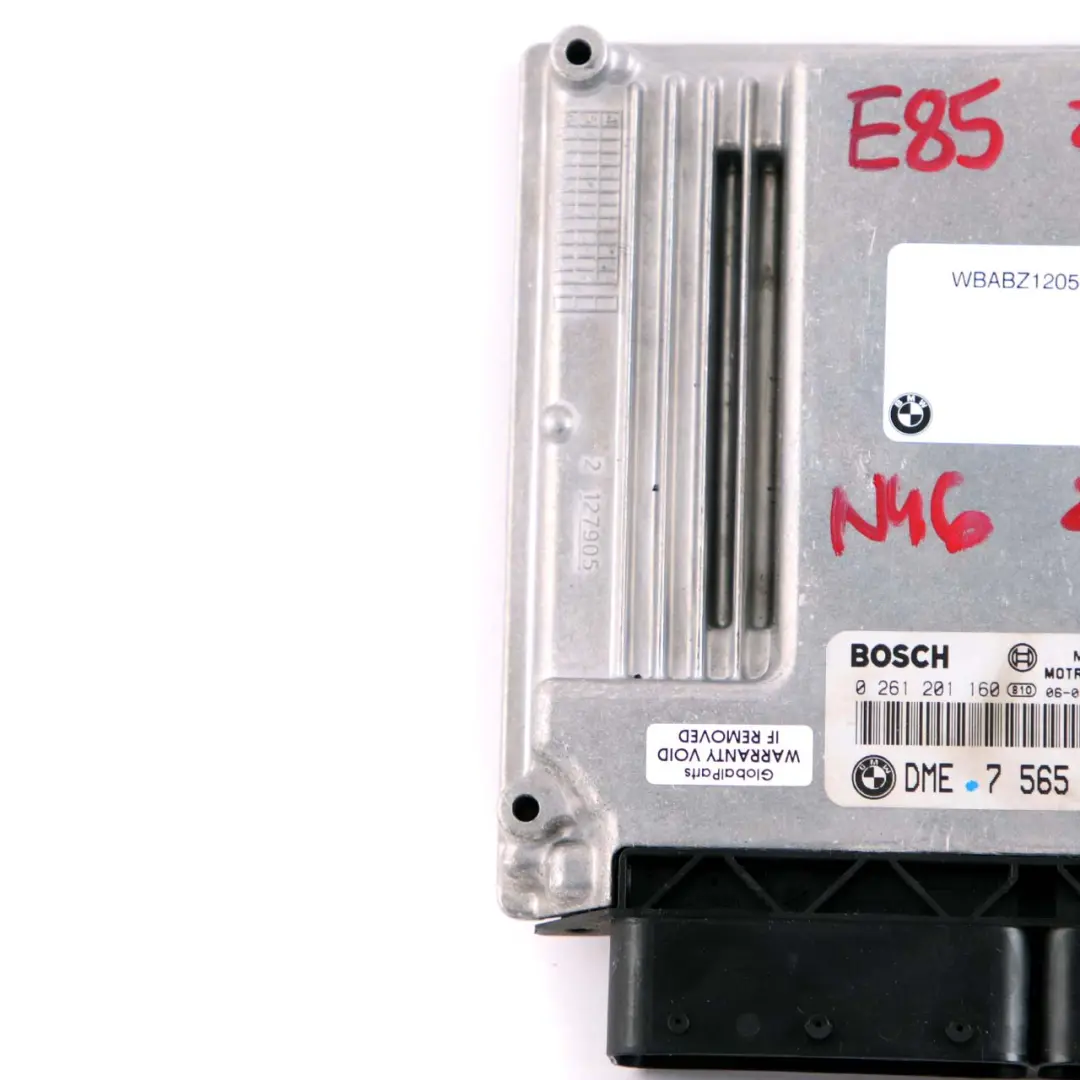 BMW Z4 E85 2.0I N46 150HP Komputer Sterownik Silnika ECU DME Manual - SKU 7565300 - Numer Części 7565300