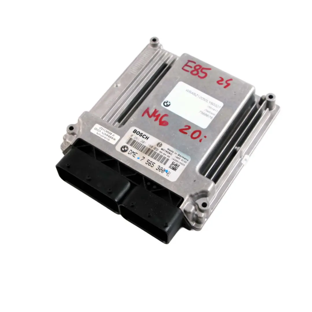 BMW Z4 E85 2.0i N46 150HP Engine Control Unit ECU DME Manual - SKU 7565300 - Part number 7565300
