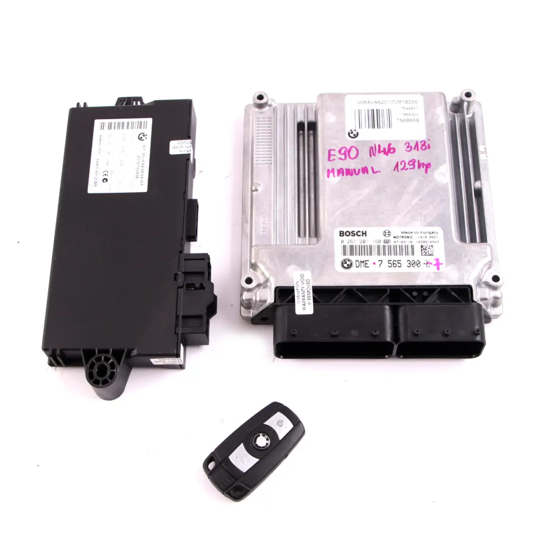 BMW Z4 E85 2.0I N46 150HP Komputer Sterownik Silnika ECU DME Manual - SKU 7565300 - Numer Części 7565300
