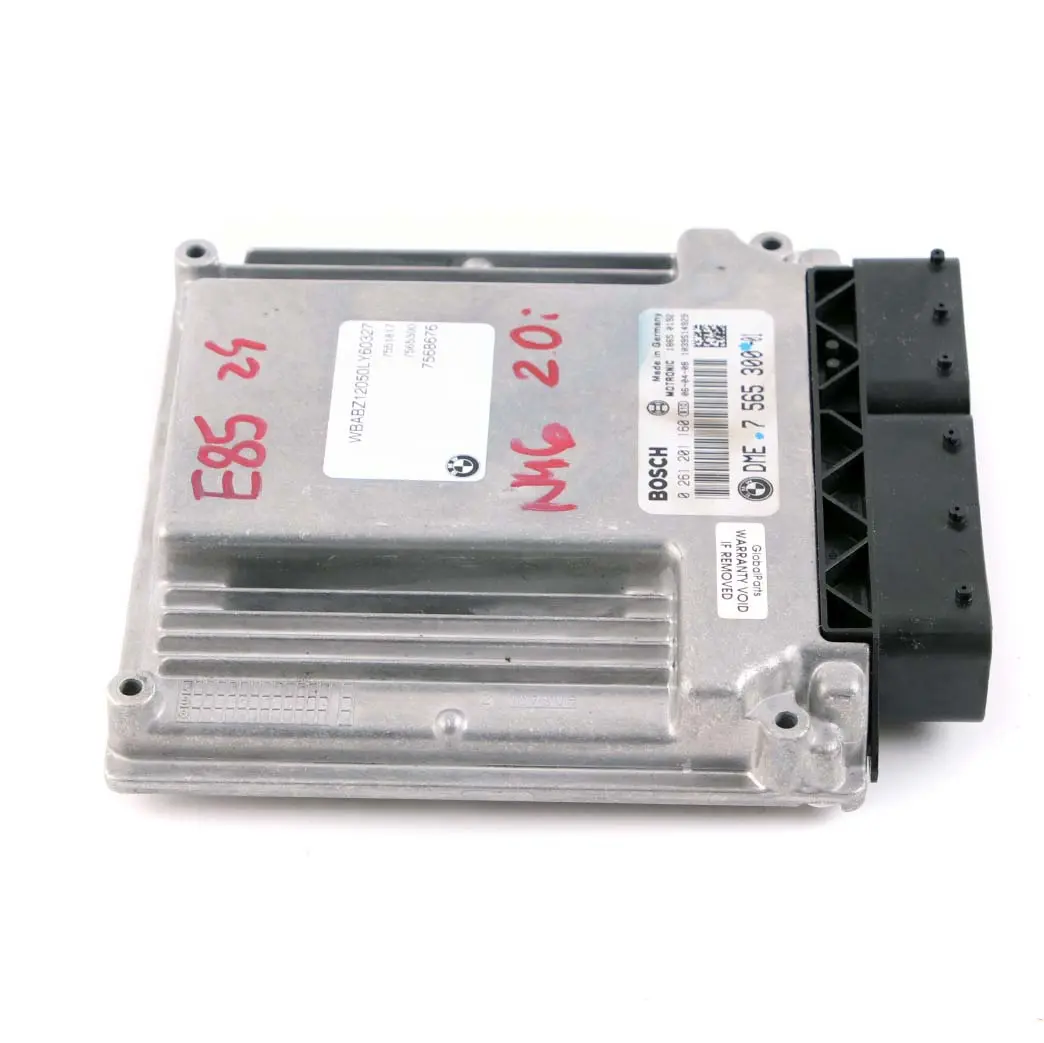 BMW Z4 E85 2.0i N46 150HP Engine Control Unit ECU DME Manual - SKU 7565300 - Part number 7565300