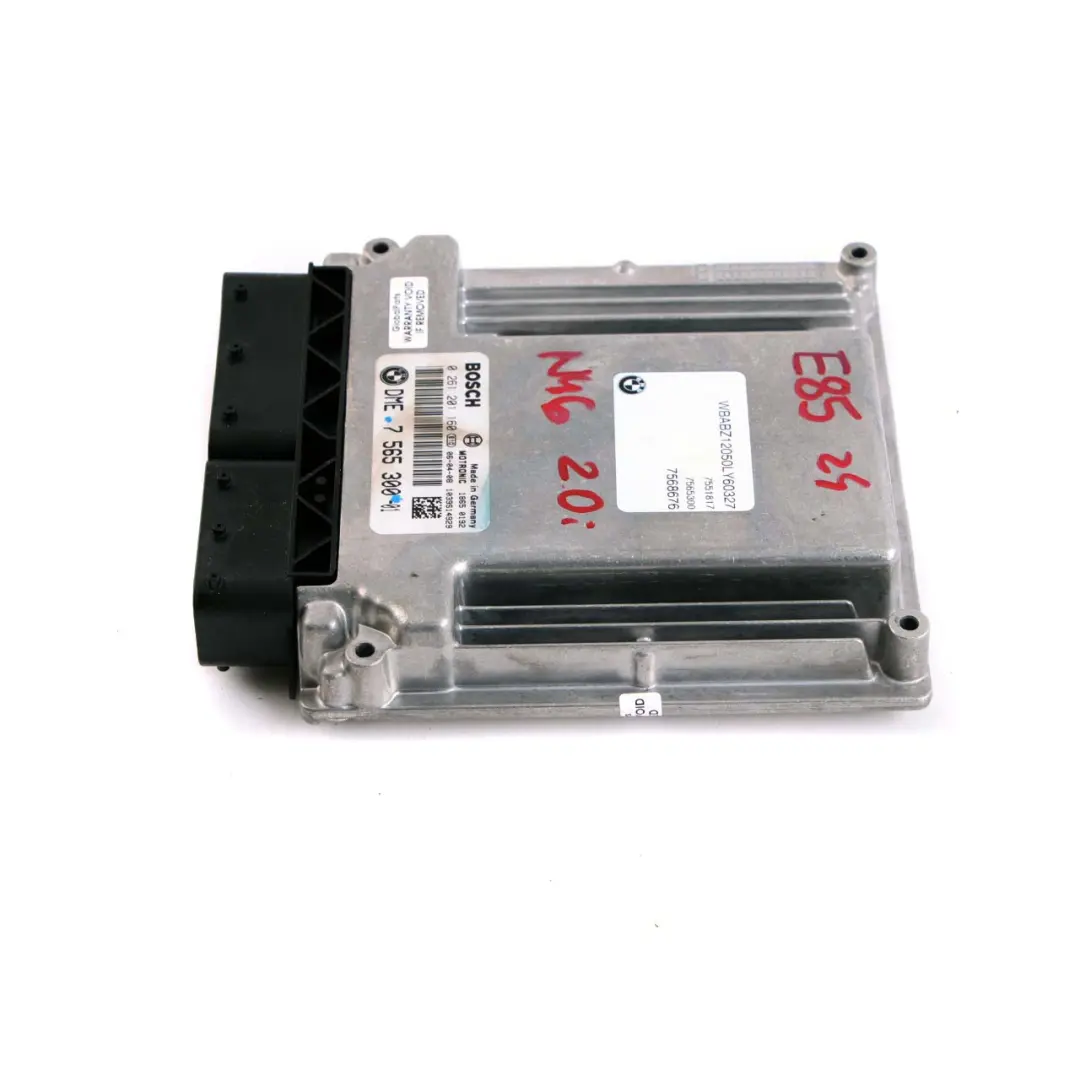 BMW Z4 E85 2.0i N46 150HP Engine Control Unit ECU DME Manual - SKU 7565300 - Part number 7565300