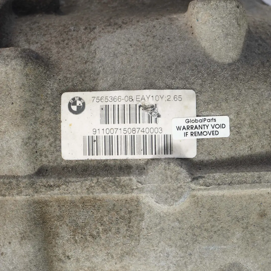 Hinterachsgetriebe Differenzial Diff 2,65 7565366 GARANTIE für BMW F07 F10 F11 535d mit Teilenummer 7565367 BMW F07 F10 F11 535d Hinterachsgetriebe Differenzial Diff 2,65 7565366 GARANTIE - SKU 7565367 - Teilenummer 7565367