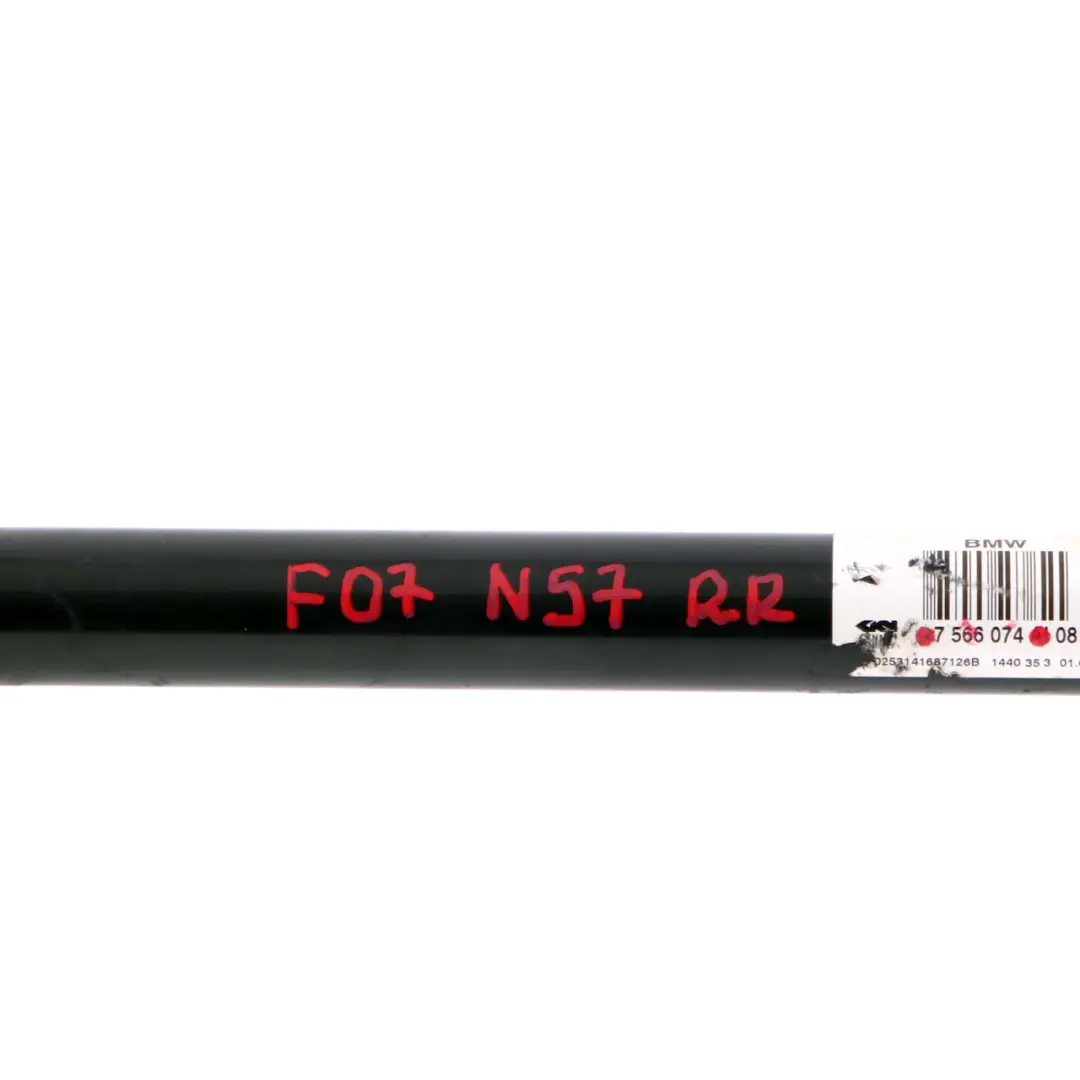 BMW F01 F07 F12 N57 Essieu arrière Arbre sortie droit Arbre transmission - SKU 7566074 - Numéro de pièce 7566074