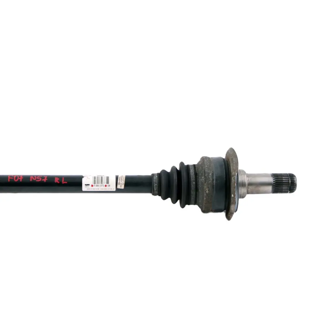 N57 Eje Trasero Eje de Transmisión de Salida Izquierdo para BMW F01 F07 F12 con número de pieza 7566075 BMW F01 F07 F12 N57 Eje Trasero Eje de Transmisión de Salida Izquierdo - SKU 7566075 - Número de pieza 7566075