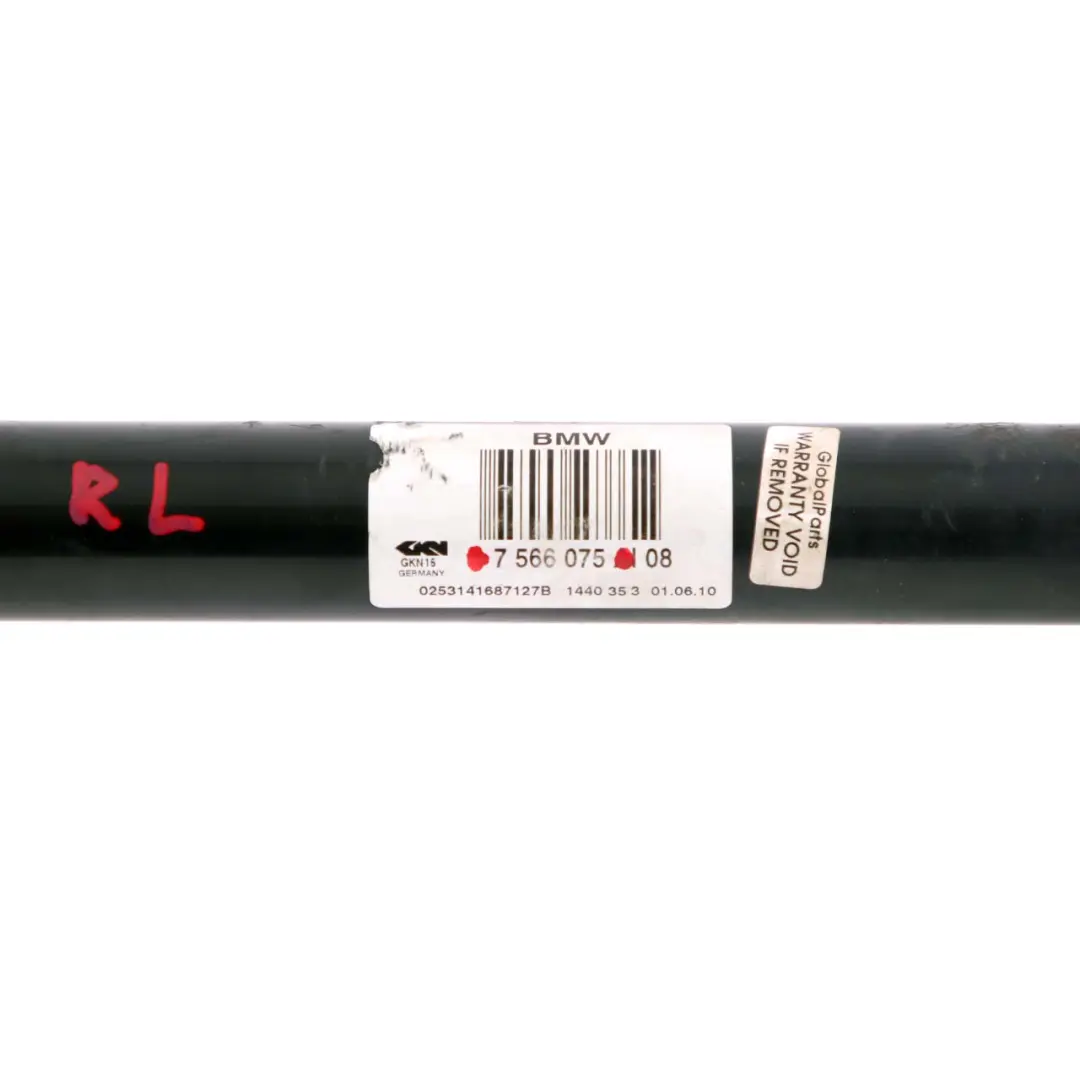 N57 Hinterachse Links Abtriebswelle Antriebswelle BMW F01 F07 F12 - SKU 7566075 - Teilenummer 7566075