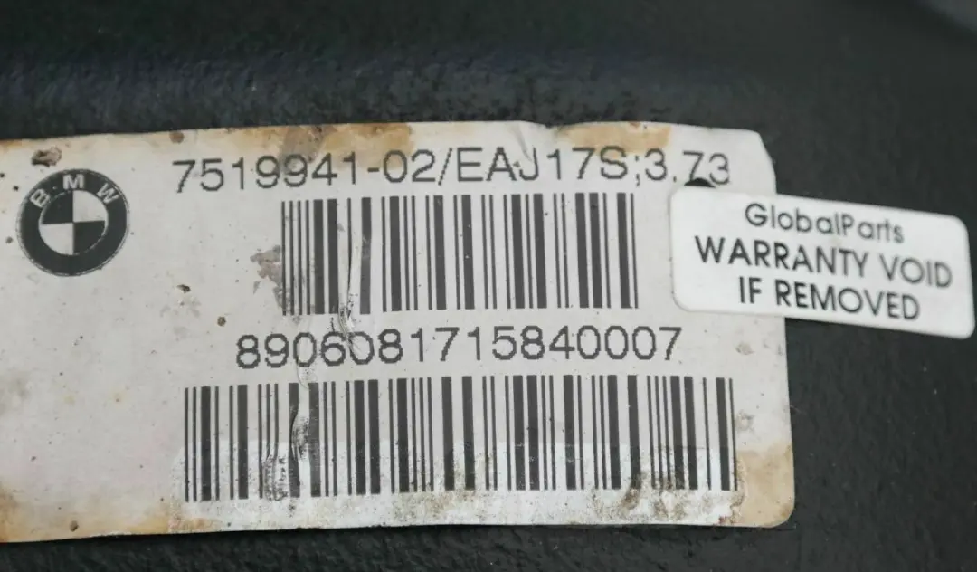 BMW E90 325i N52 Differenziale asse posteriore Diversi l= 3,73 7519941 - SKU 7566179-1 - Numero di parte 7566179