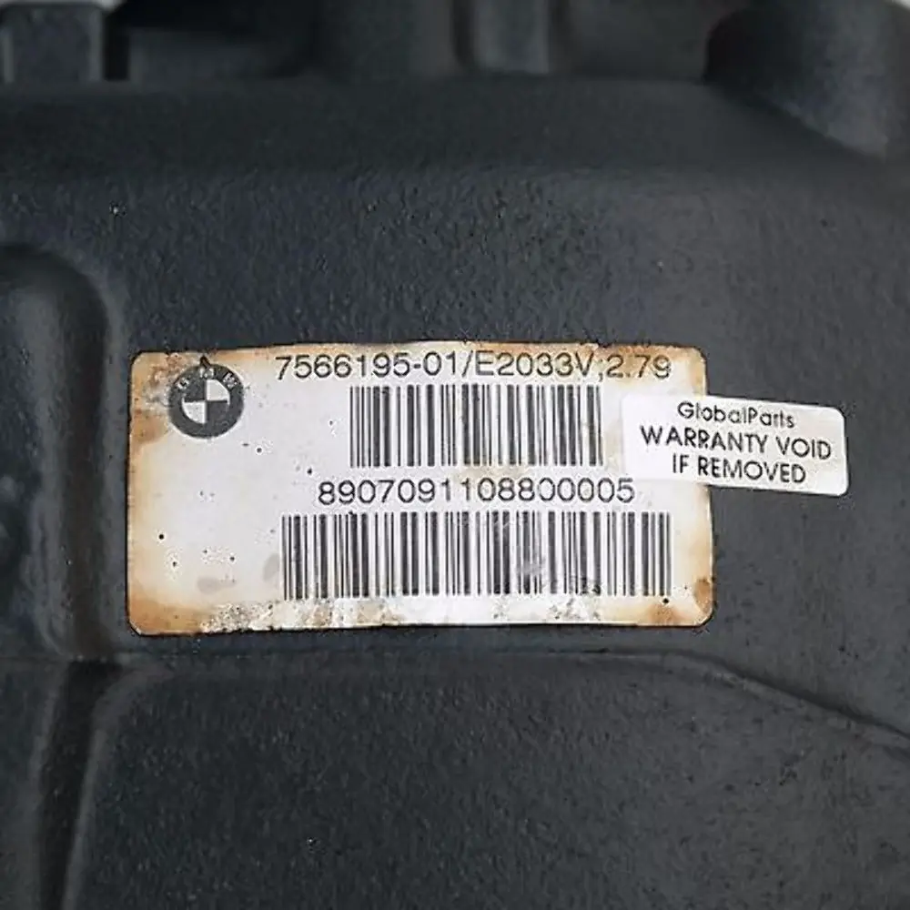 BMW E90 E91 E92 325d M57N2 Diferencial trasero 2,79 Ratio GARANTIA - SKU 7566195 - Número de pieza 7566195