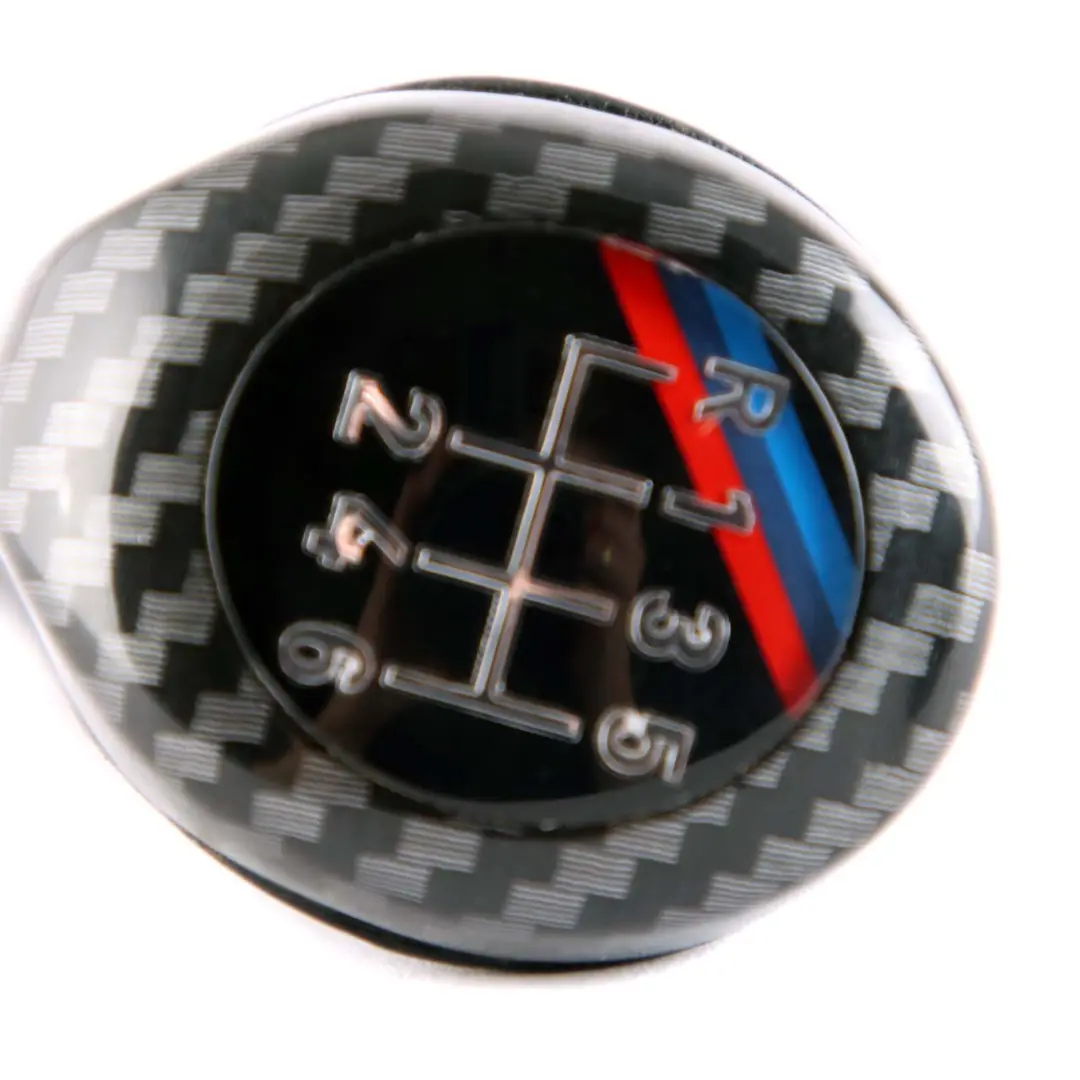 Leather Gear Shift Knob 6 Gear to BMW 1 3 X3 Series 6 E84 E87 E90 with Part number 7529088 BMW 1 3 X3 Series 6 E84 E87 E90 Leather Gear Shift Knob 6 Gear - SKU 7566267-6 - Part number 7529088