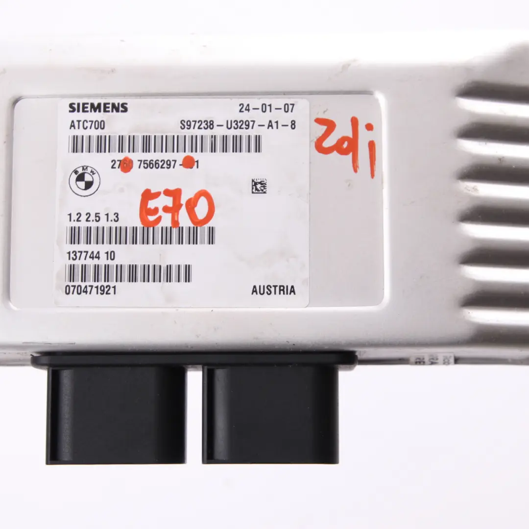 Moduł Skrzynki Bezpiecznej ECU ATC700 do BMW X5 X6 E70 E71 o numerze 7566297 BMW X5 X6 E70 E71 Moduł Skrzynki Bezpiecznej ECU ATC700 - SKU 7566297 - Numer Części 7566297