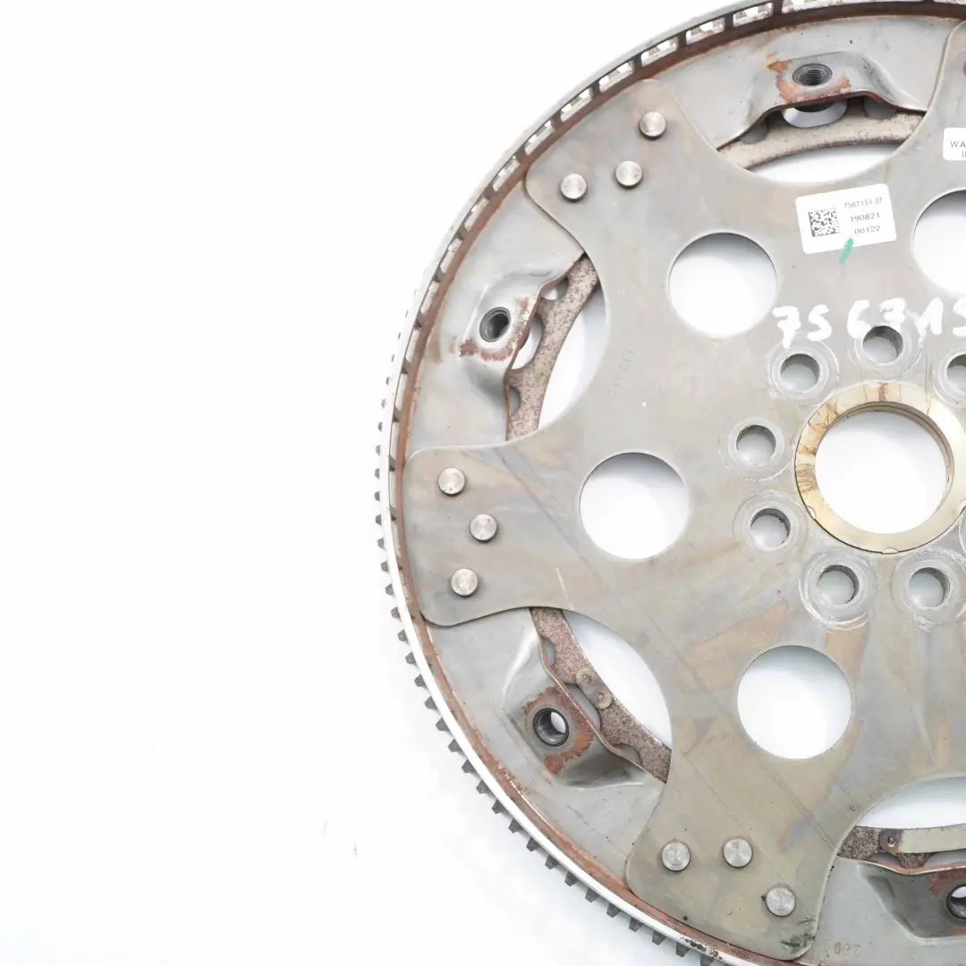 Volante BMW F01 F10 F90 M5 N63 S63M Cambios Automática Anillo Arranque - SKU 7567151 - Número de pieza 7567151