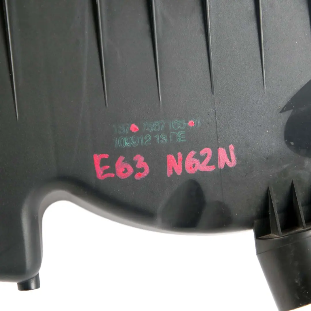 BMW E60 E63 540i 550i Gasolina N62N Silenciador Admisión Gasolina Caja Filtro - SKU 7567166 - Número de pieza 7567166